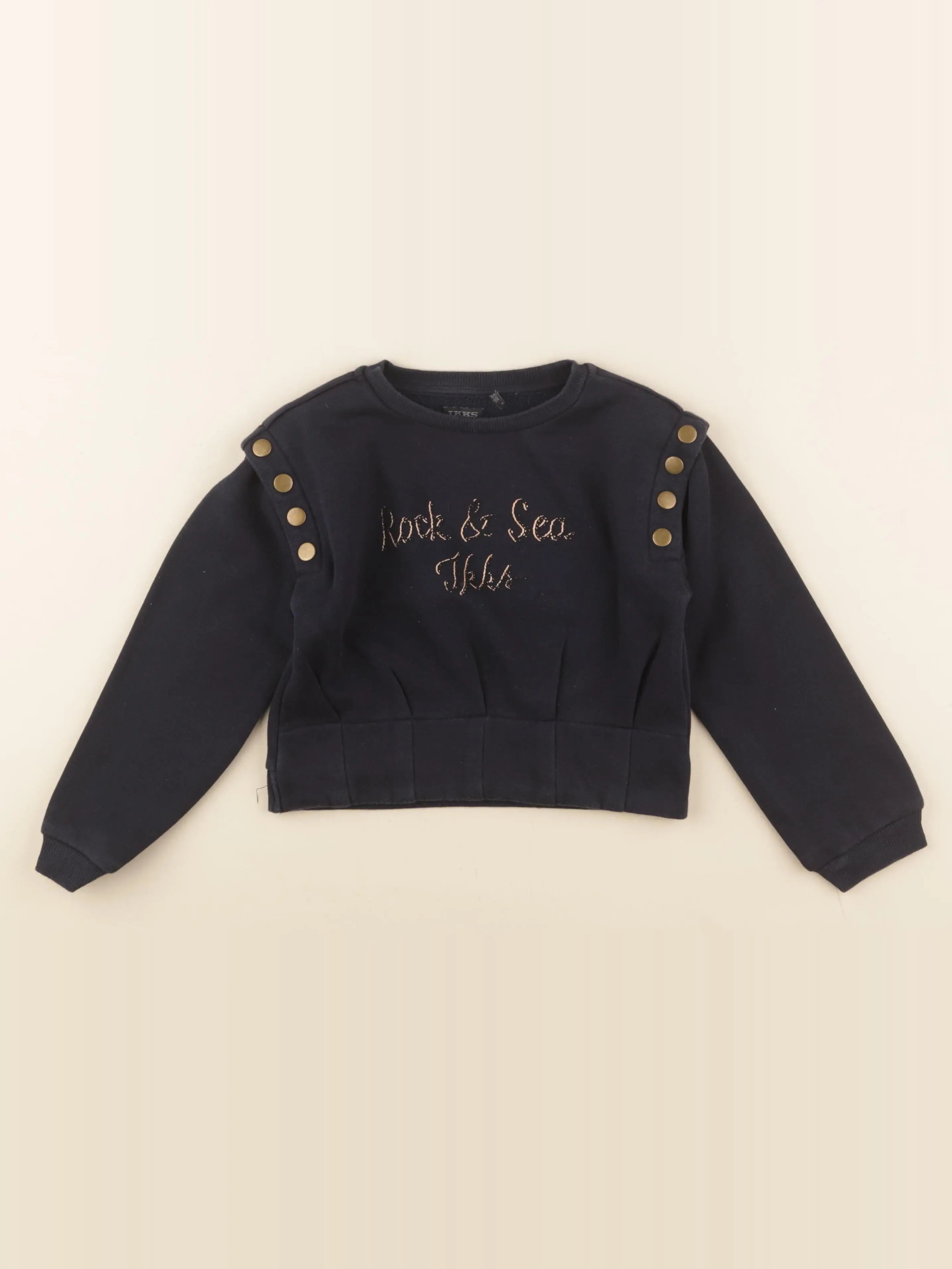IKKS - sweat bleu - 5 ans