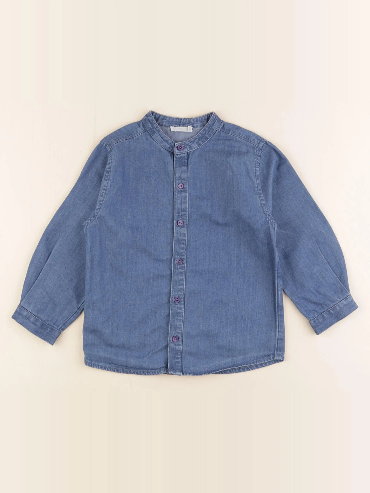 Boutchou - chemise bleu - 36 mois