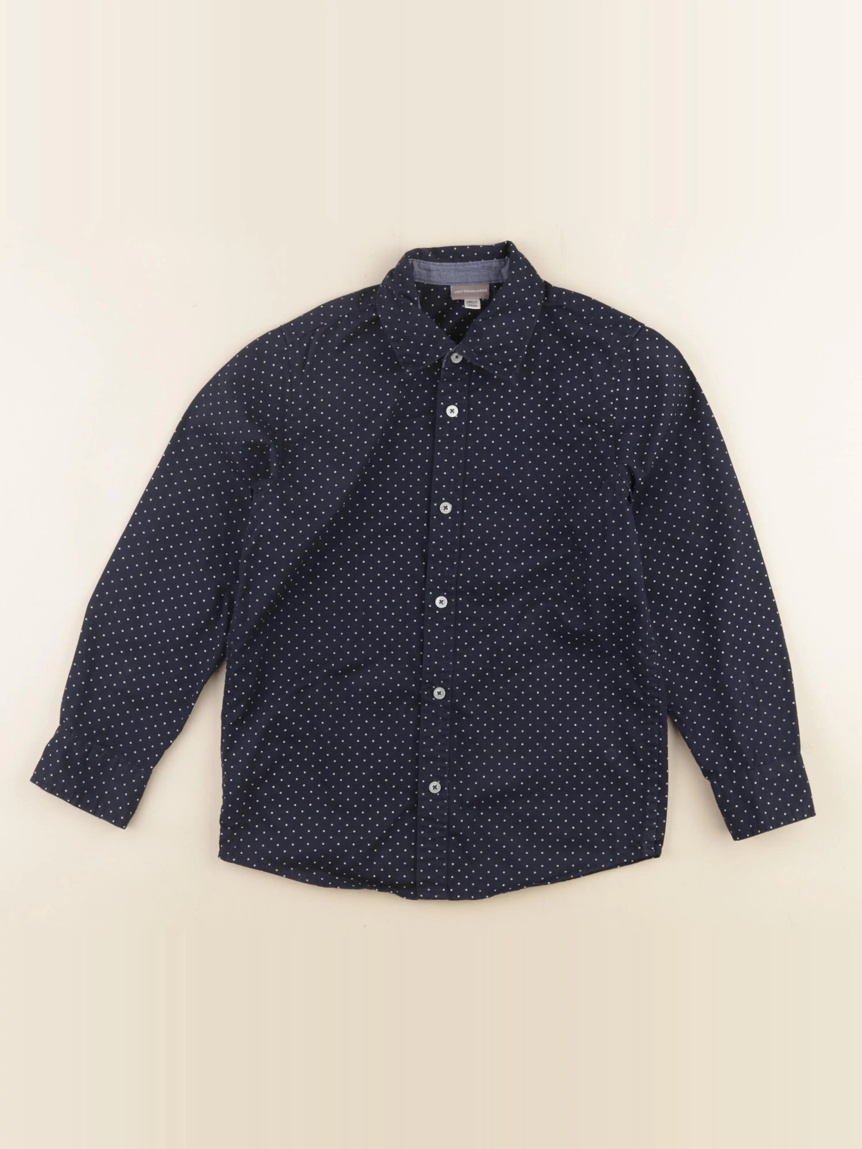 Vertbaudet - chemise bleu - 10 ans