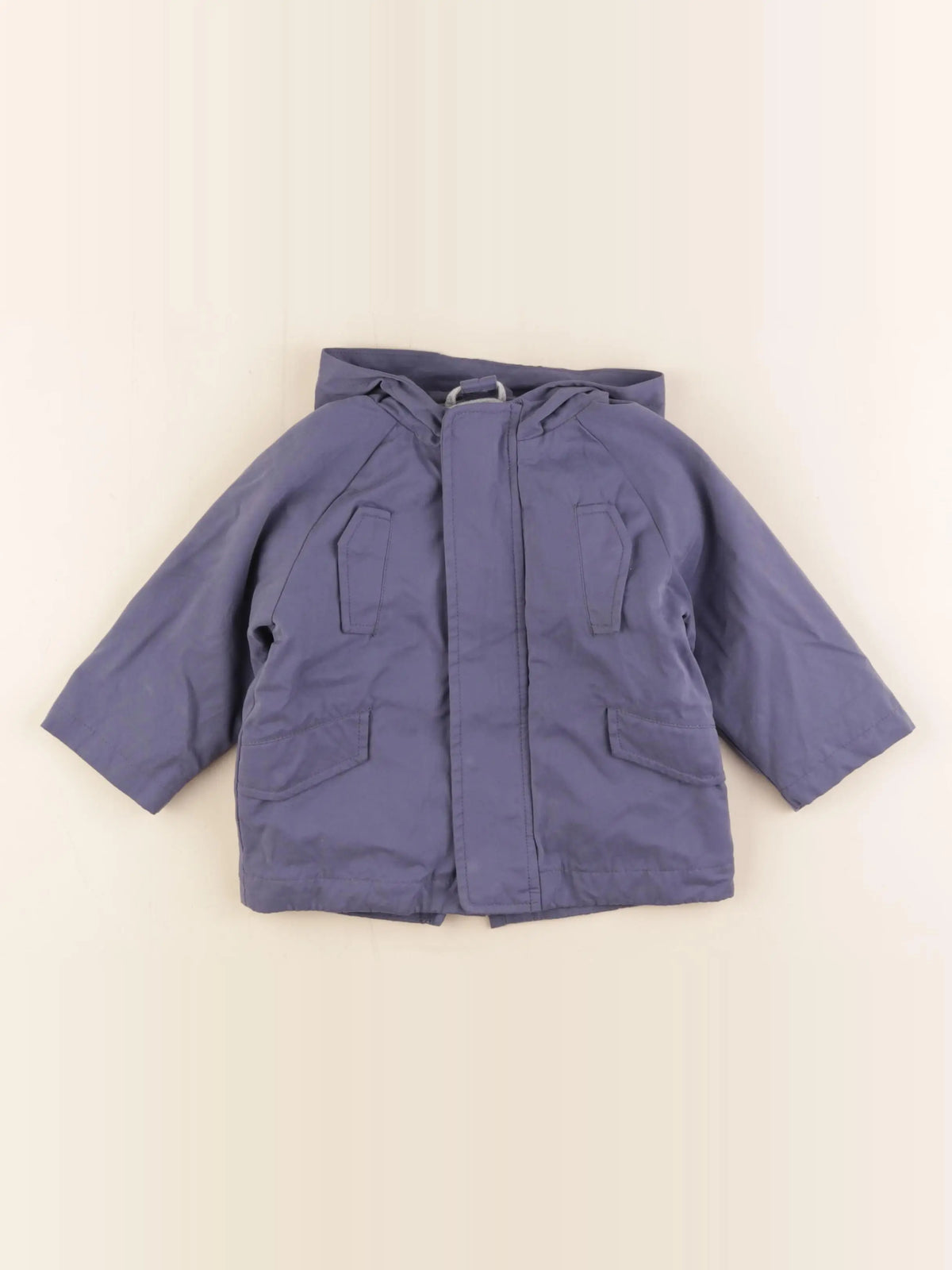 Vertbaudet - imperméable bleu - 12 mois