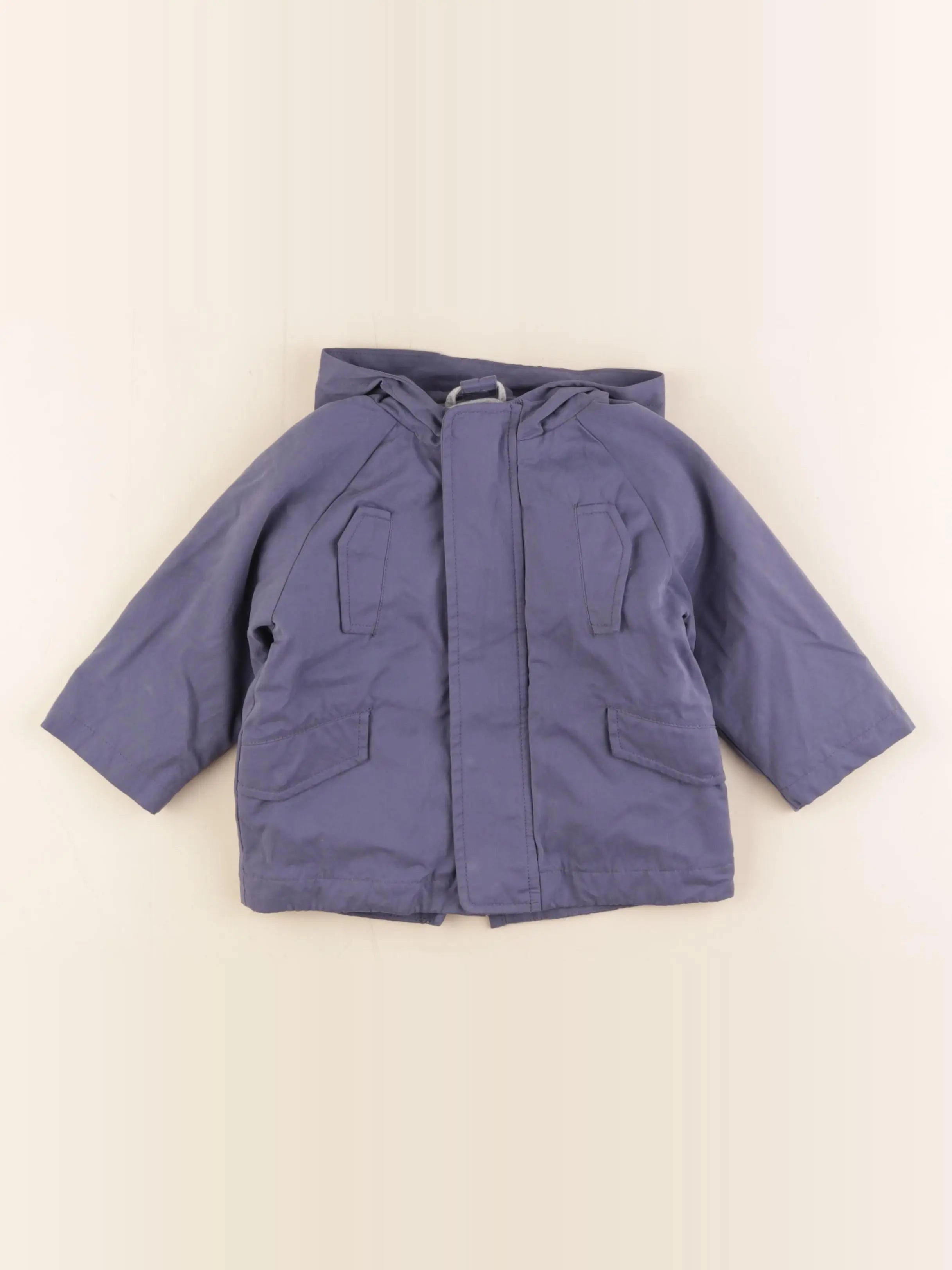 Vertbaudet - imperméable bleu - 12 mois