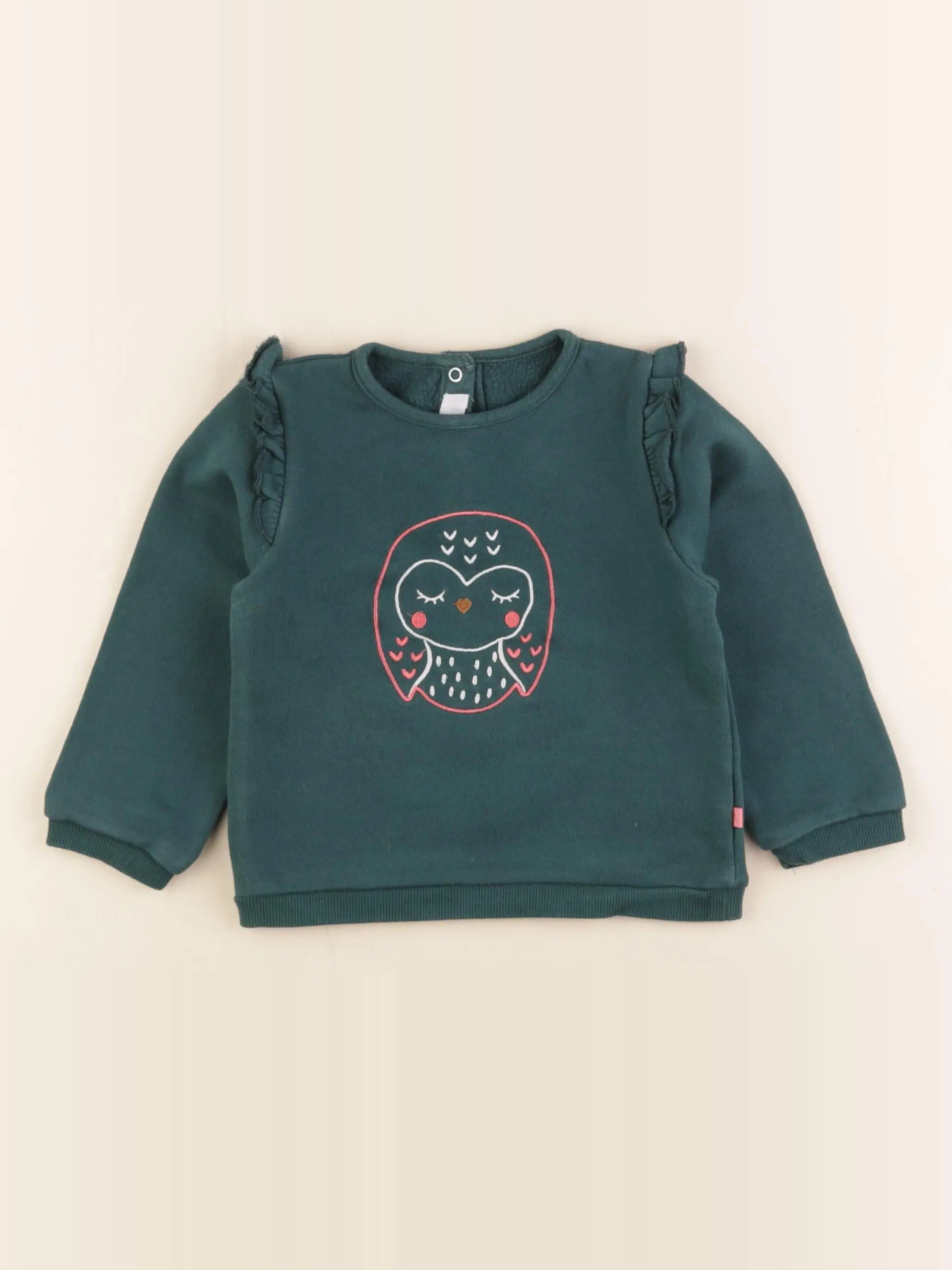 Cadet Rousselle - sweat vert - 24 mois