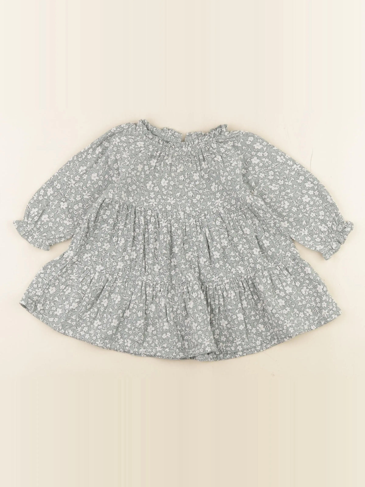 Vertbaudet - robe bleu - 12 mois
