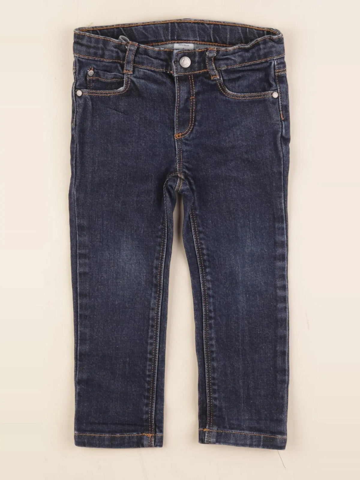 Petit Bateau - jean bleu - 24 mois