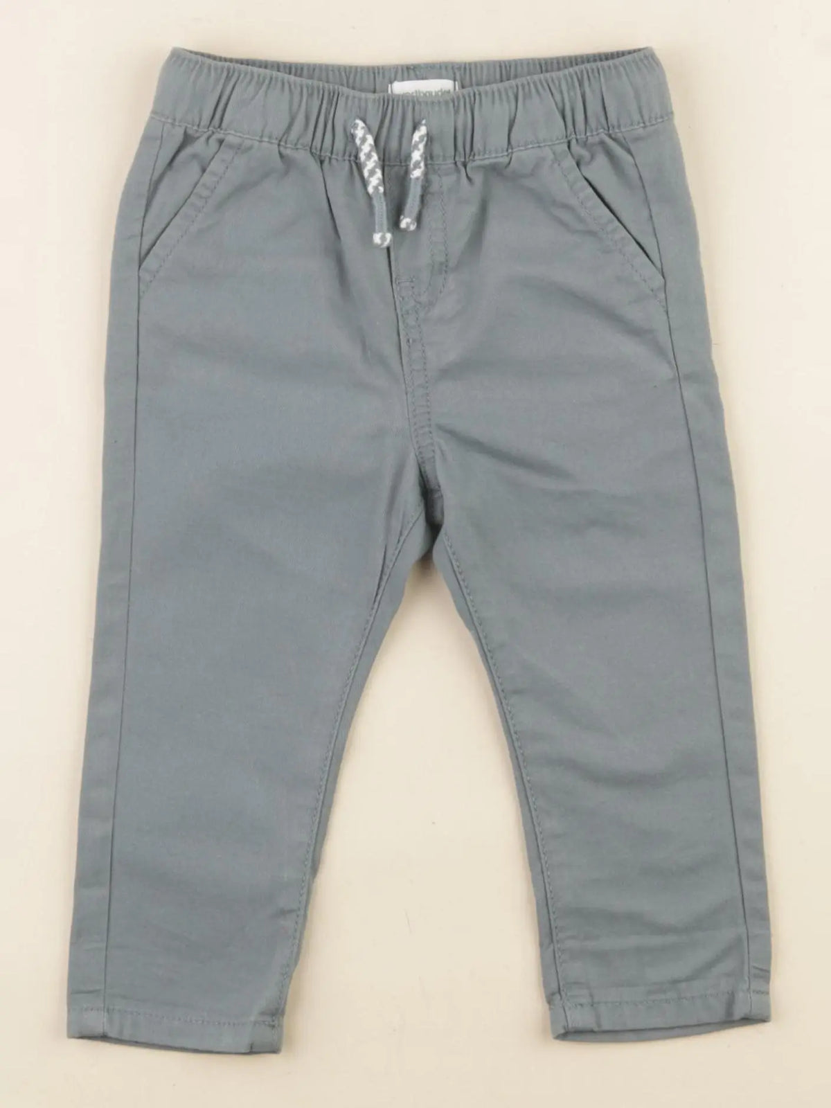 Vertbaudet - pantalon vert - 9 mois