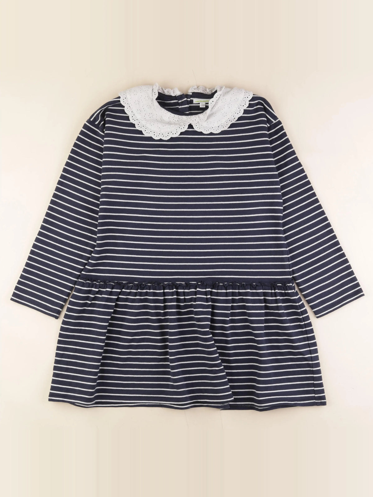 Vertbaudet - robe blanc, bleu - 12 ans