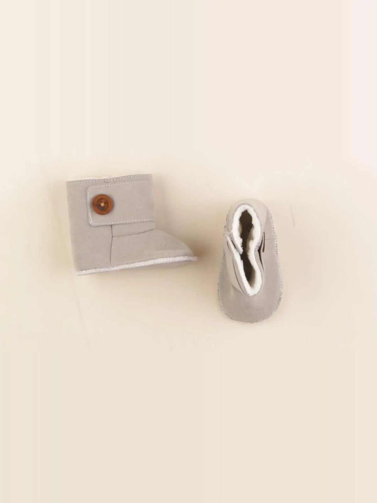 Vertbaudet - chaussons gris - pointure 16/17