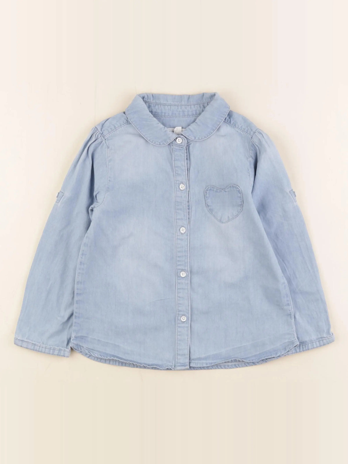 Vertbaudet - blouse bleu - 36 mois