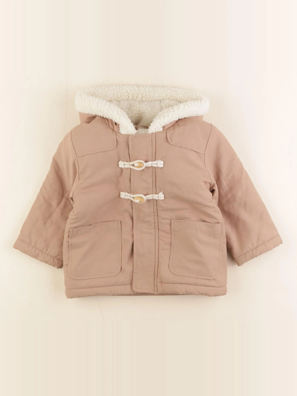 Vertbaudet - parka marron - 12 mois