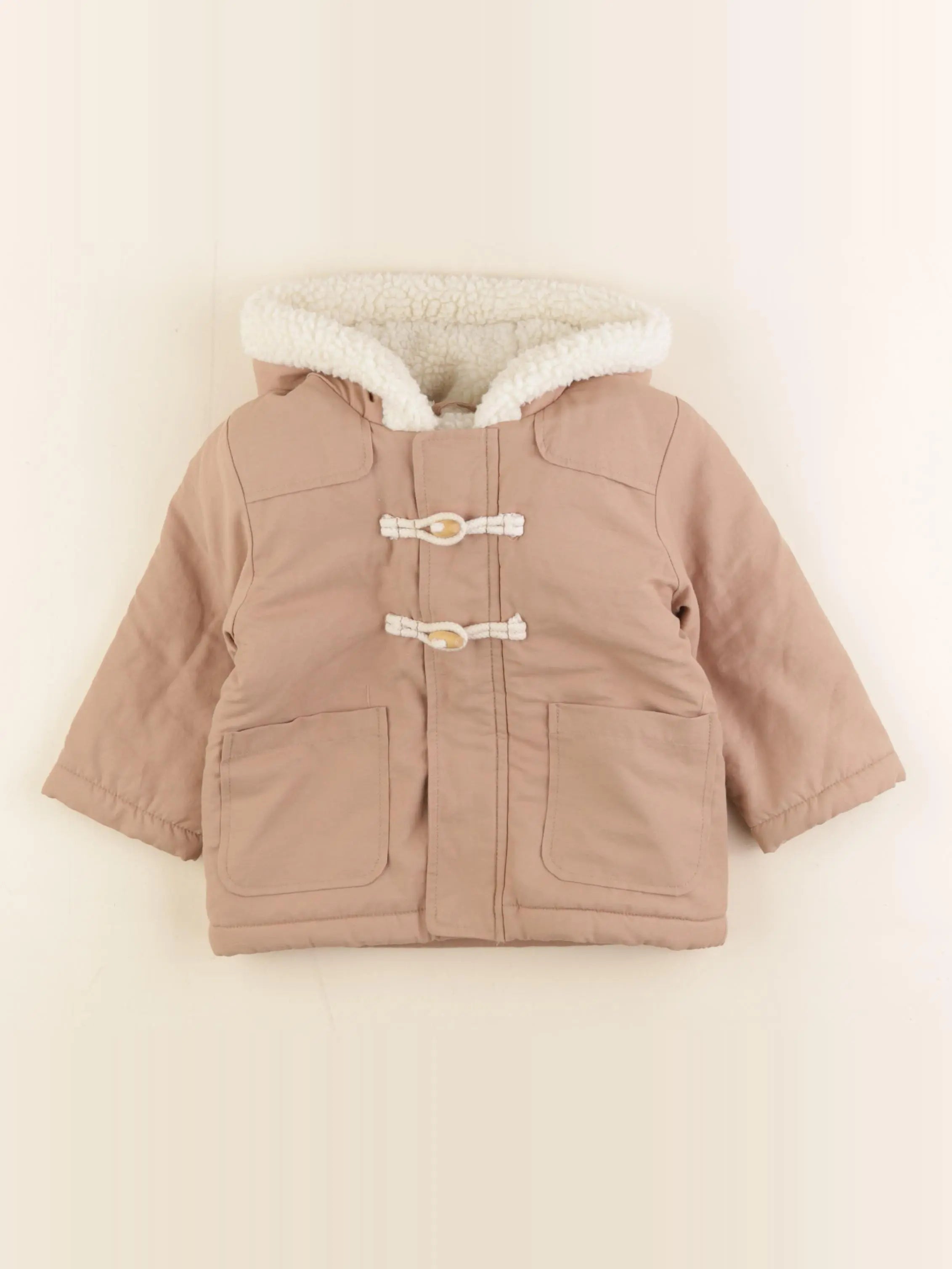 Vertbaudet - parka marron - 12 mois