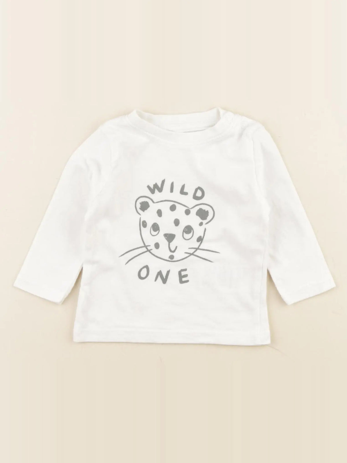 Vertbaudet - tee-shirt blanc - 3 mois