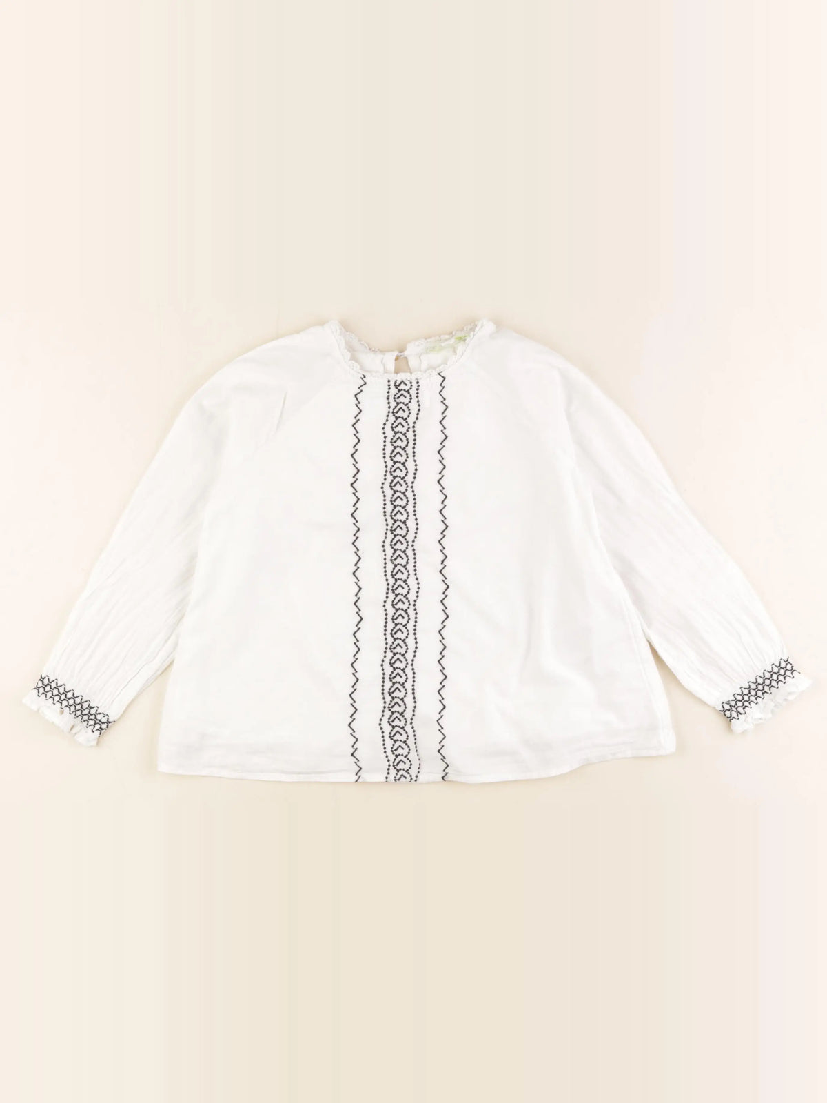 Vertbaudet - blouse blanc - 6 ans