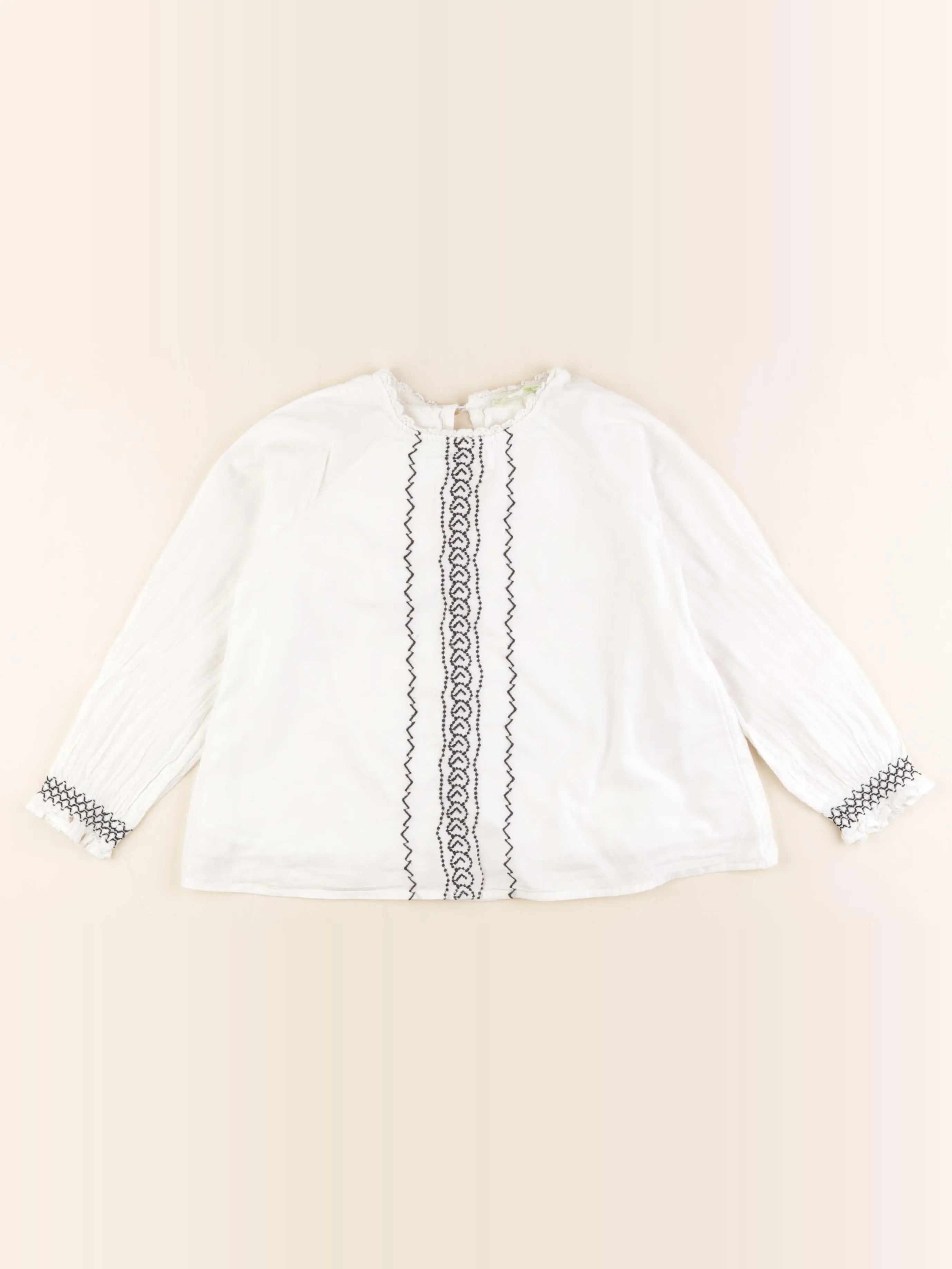 Vertbaudet - blouse blanc - 6 ans