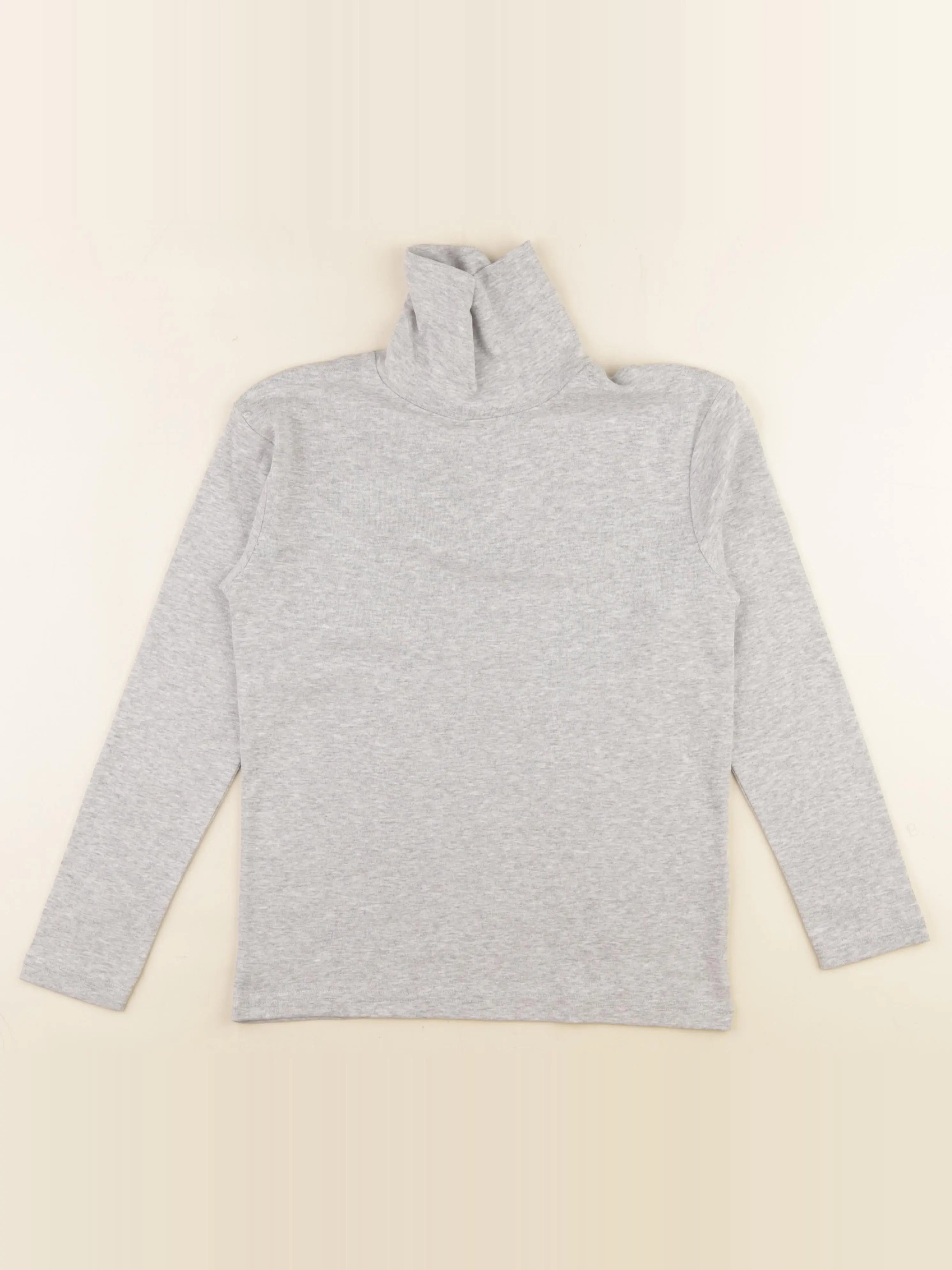 Vertbaudet - sous-pull gris - 10 ans