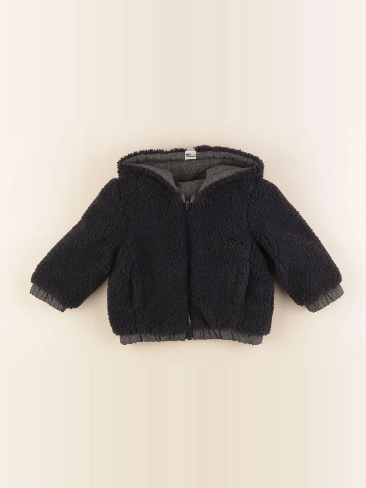 IKKS - veste réversible gris - 12 mois