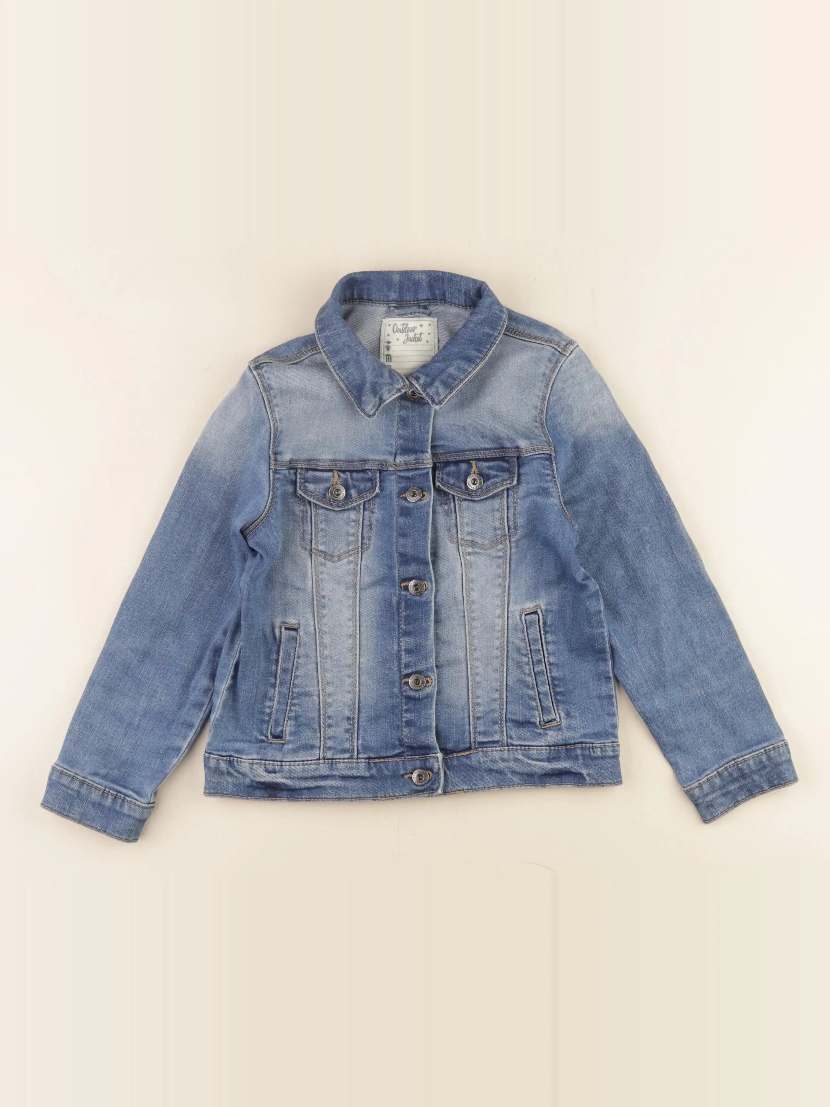 Vertbaudet - veste bleu - 6 ans