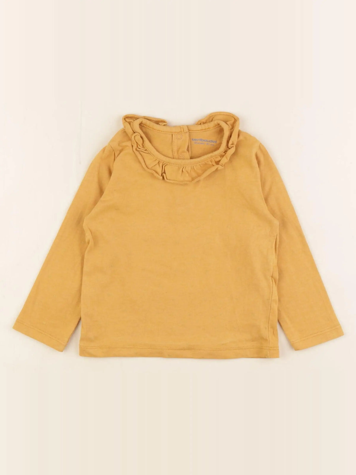 Vertbaudet - tee-shirt jaune - 18 mois