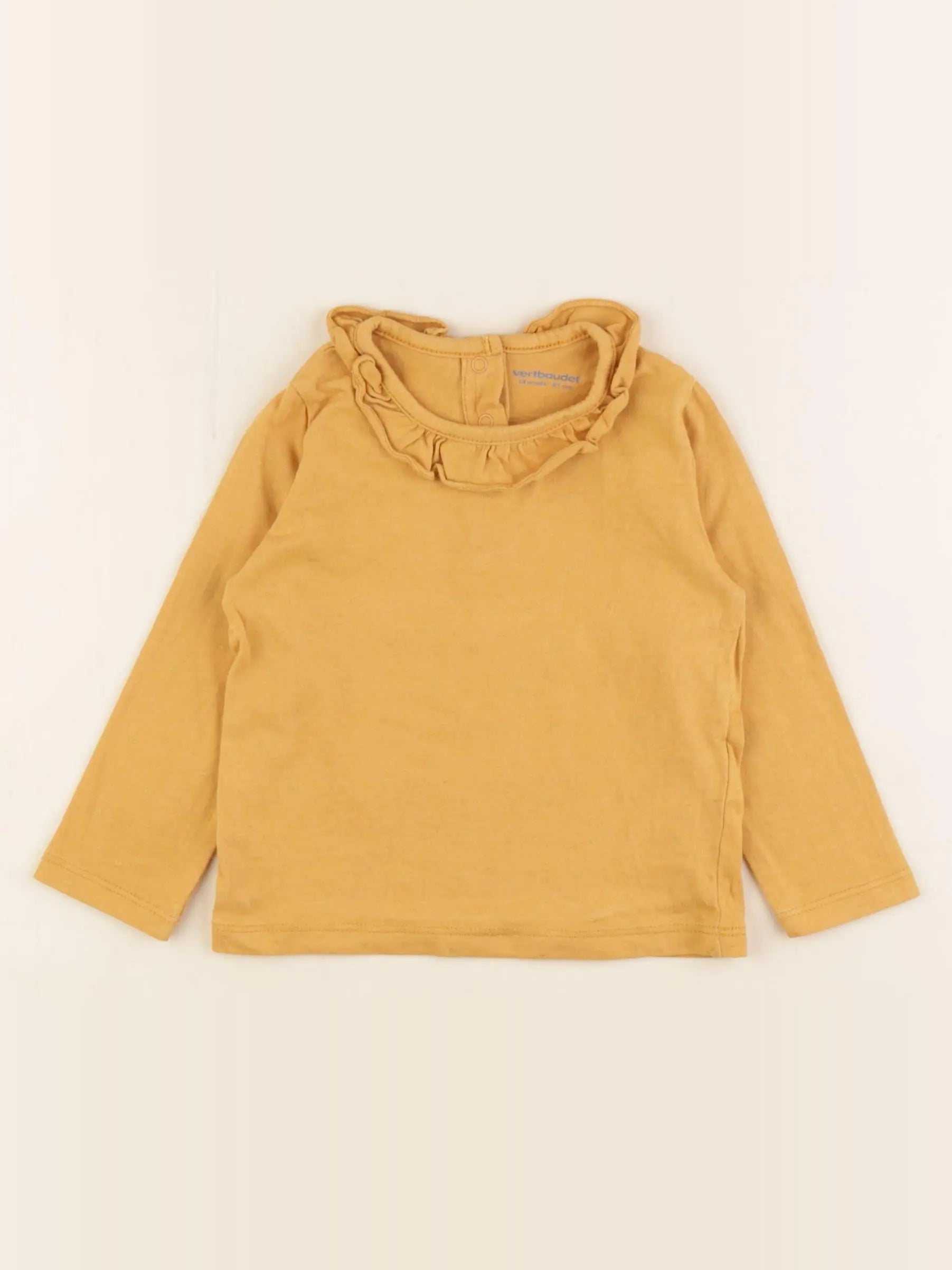 Vertbaudet - tee-shirt jaune - 18 mois