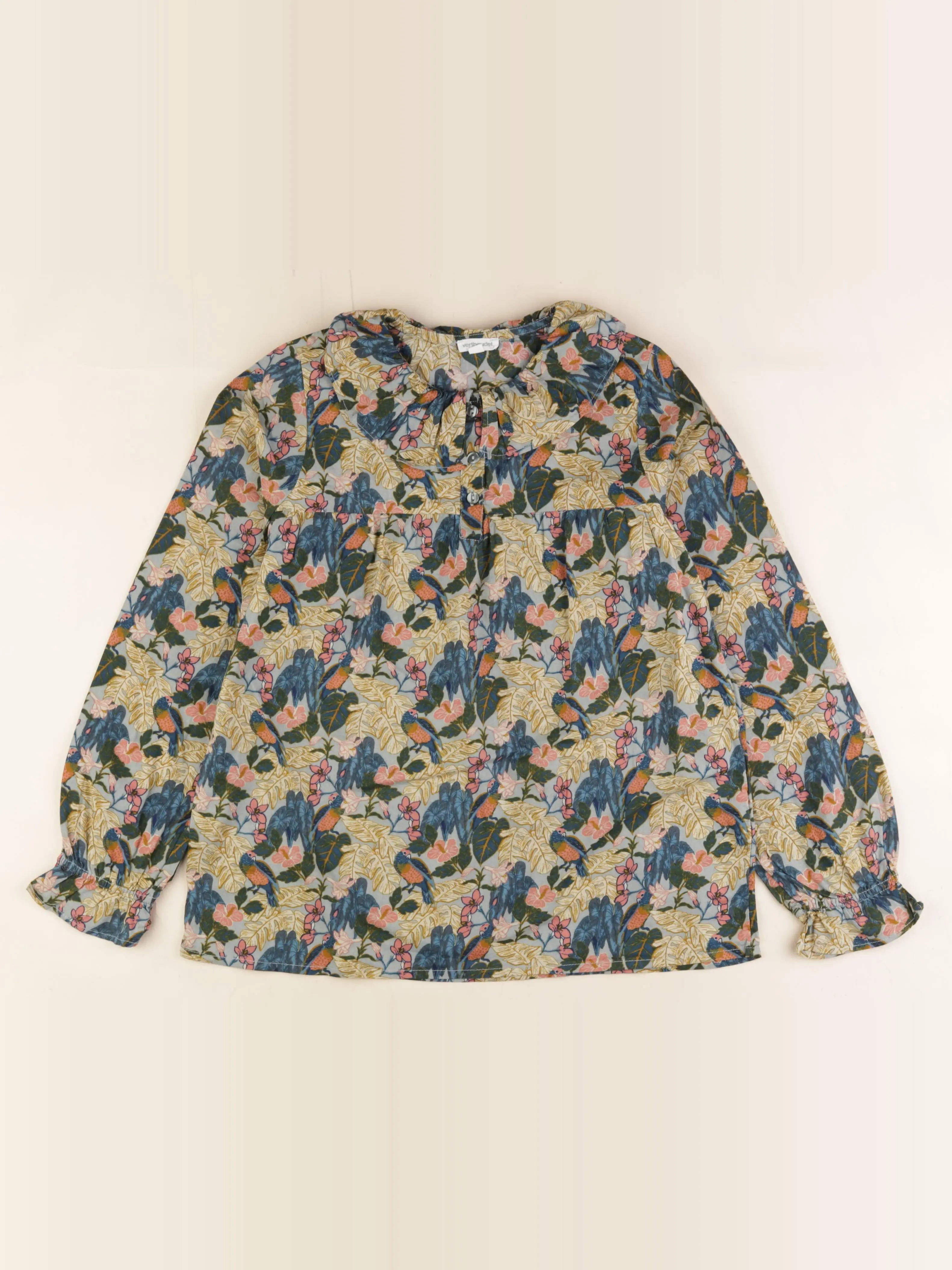 Vertbaudet - blouse multicolore - 12 ans