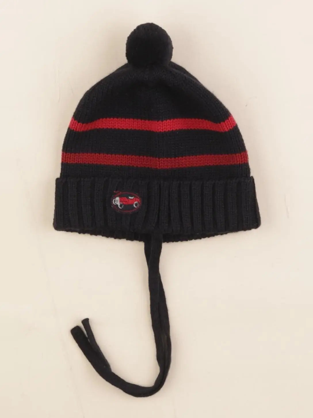 Jacadi - bonnet bleu, rouge - 18 mois