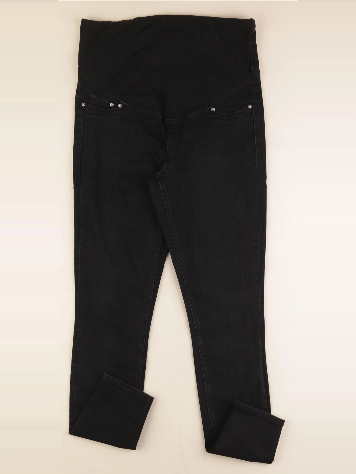H&M - jean grossesse noir - m