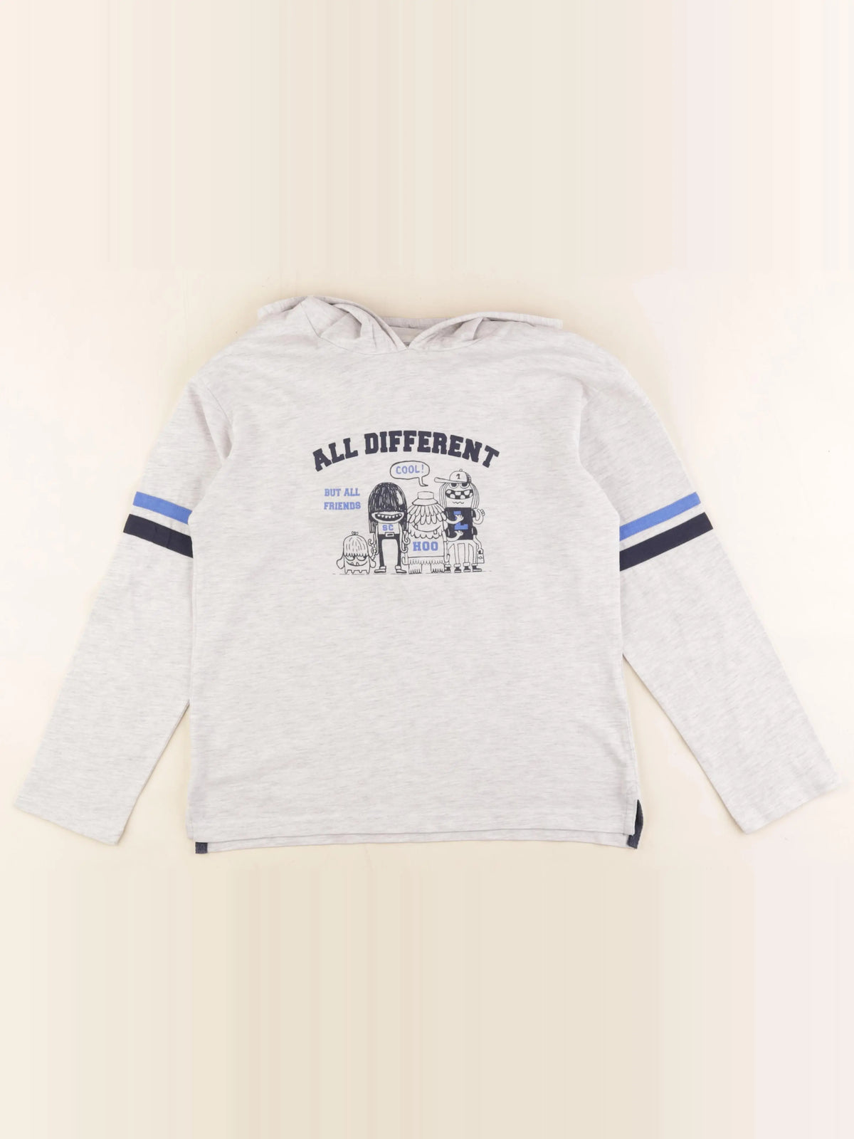 Vertbaudet - tee-shirt gris - 12 ans