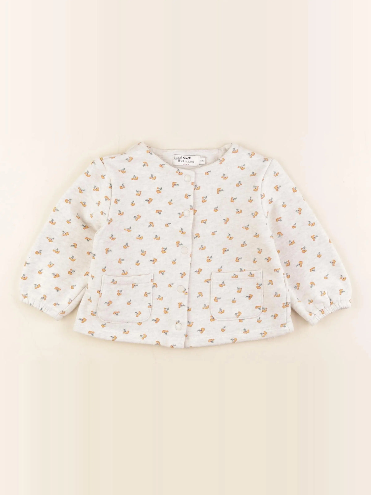 Cyrillus - sweat beige - 24 mois