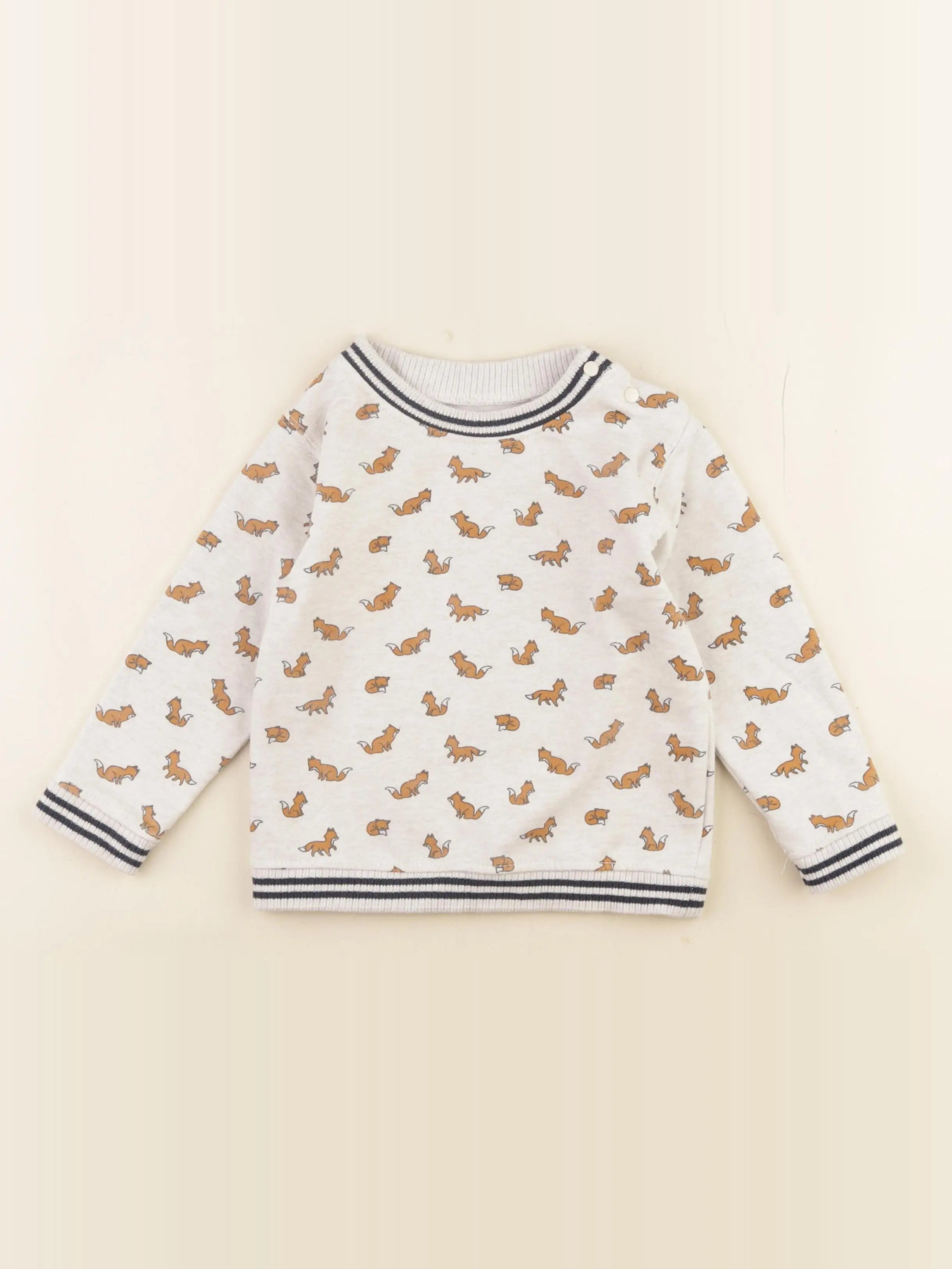 Boutchou - sweat marron - 36 mois