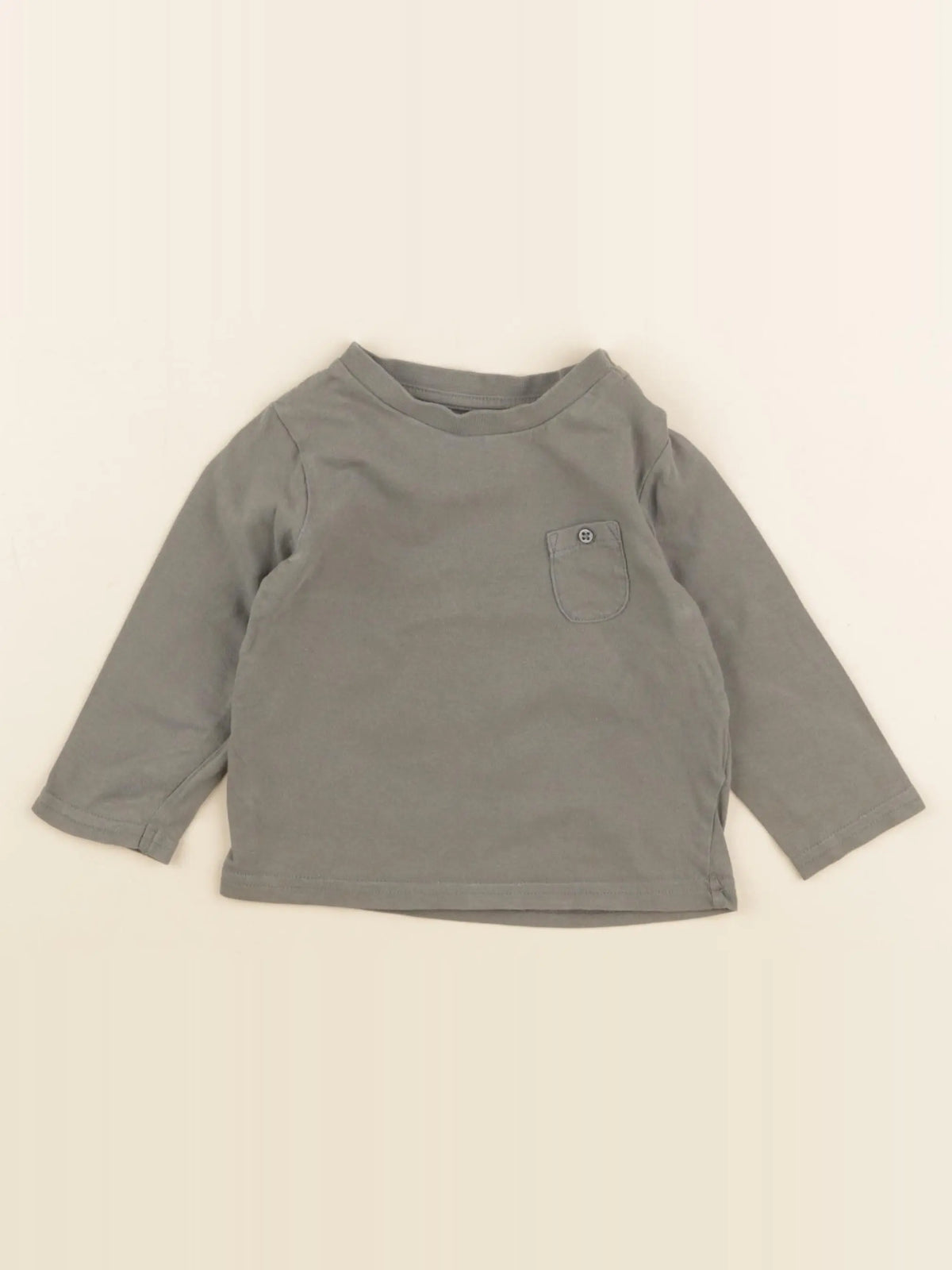 Vertbaudet - tee-shirt vert - 12 mois