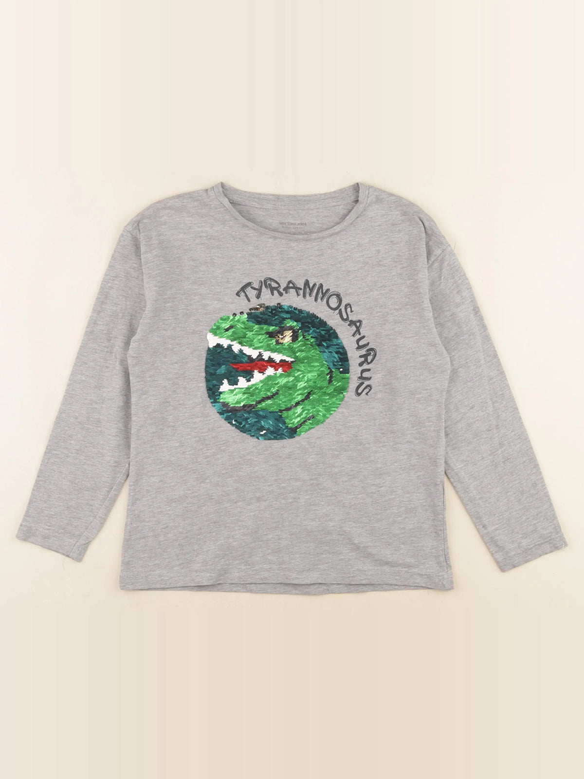 Vertbaudet - tee-shirt gris - 8 ans