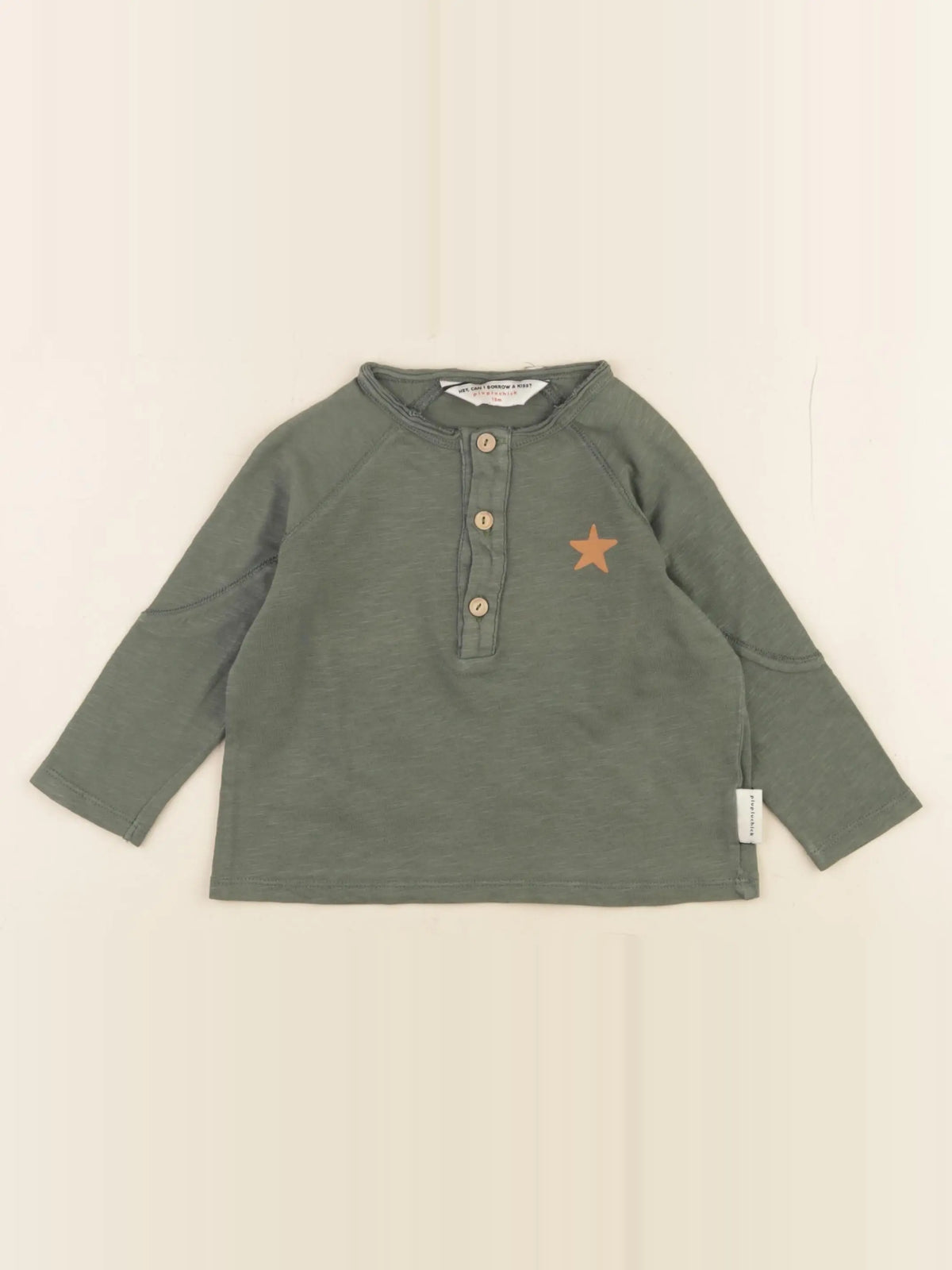 Piupiuchick - tee-shirt imprimé au dos vert - 18 mois