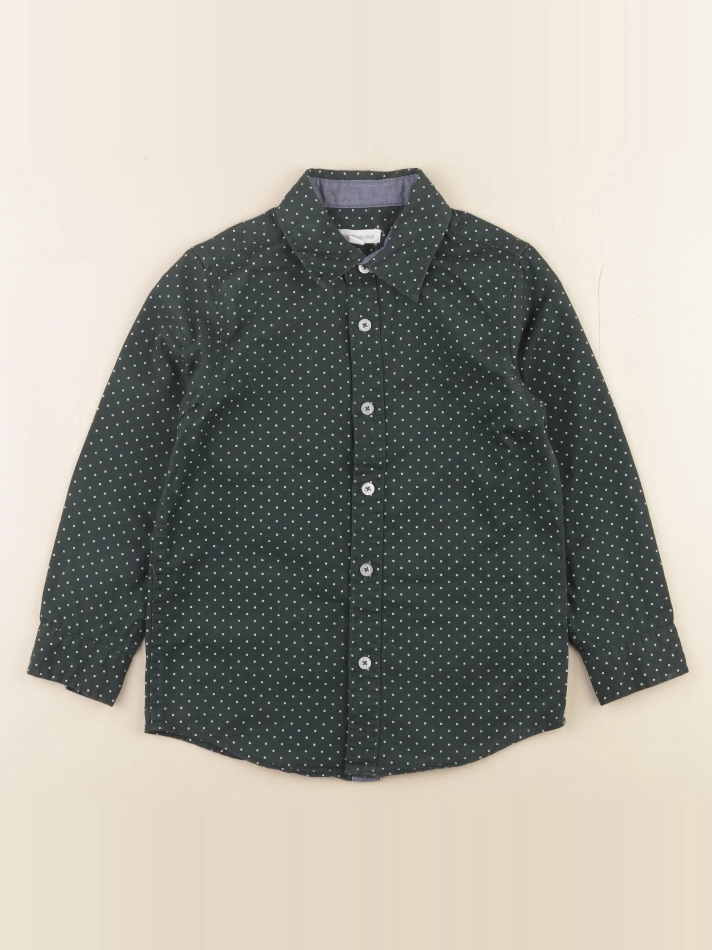 Vertbaudet - chemise vert - 6 ans