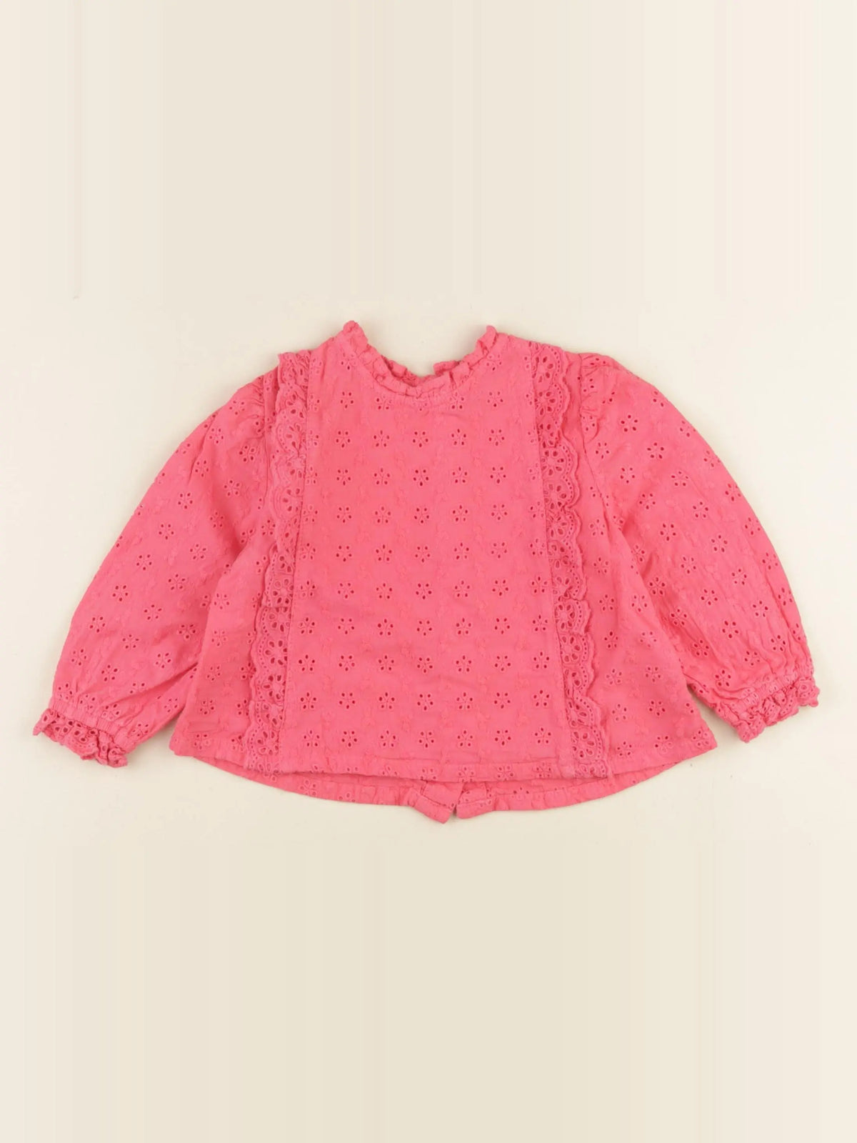 Vertbaudet - blouse rose - 18 mois
