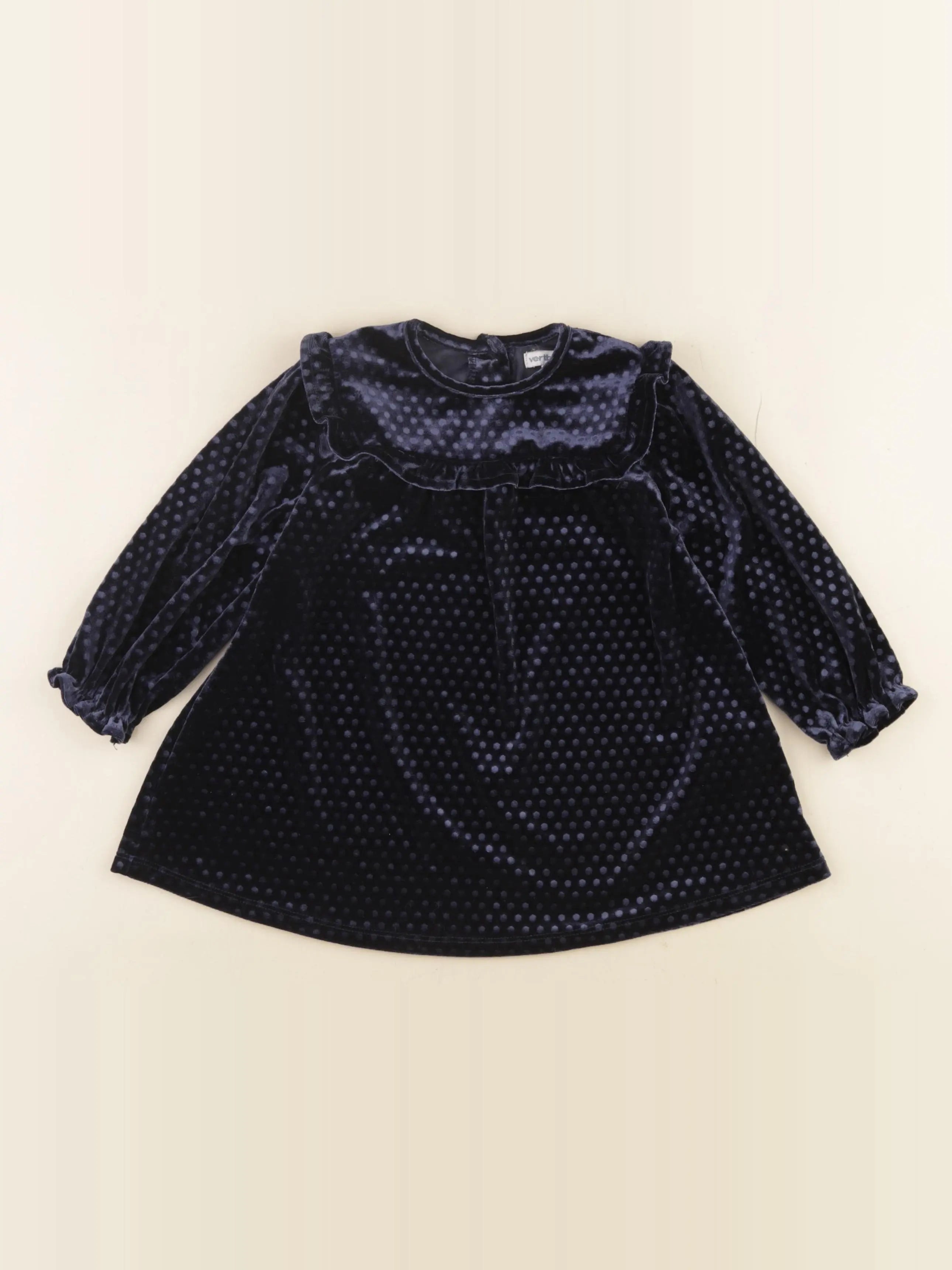 Vertbaudet - robe bleu - 18 mois