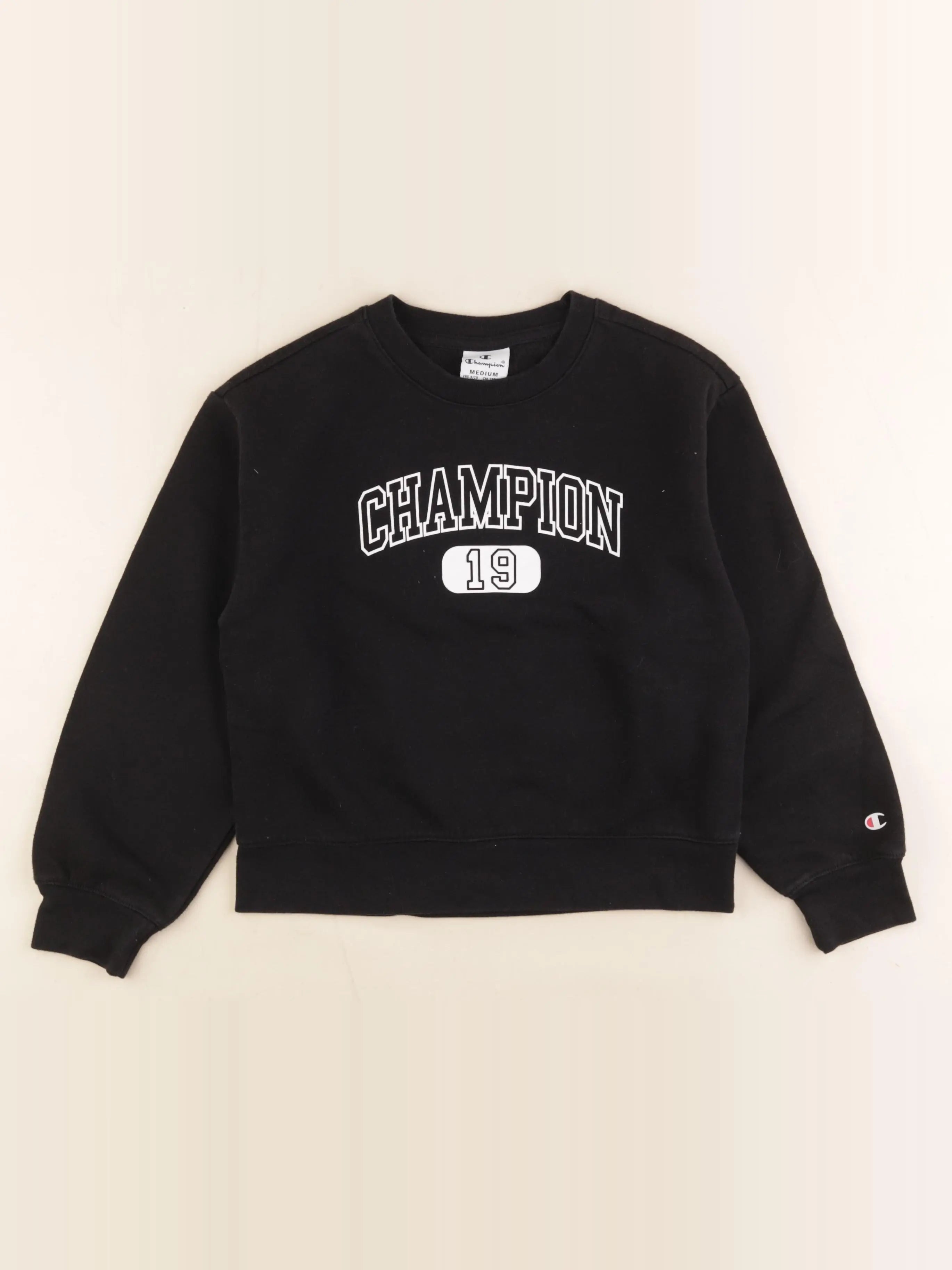 Champion - sweat noir - 9/10 ans