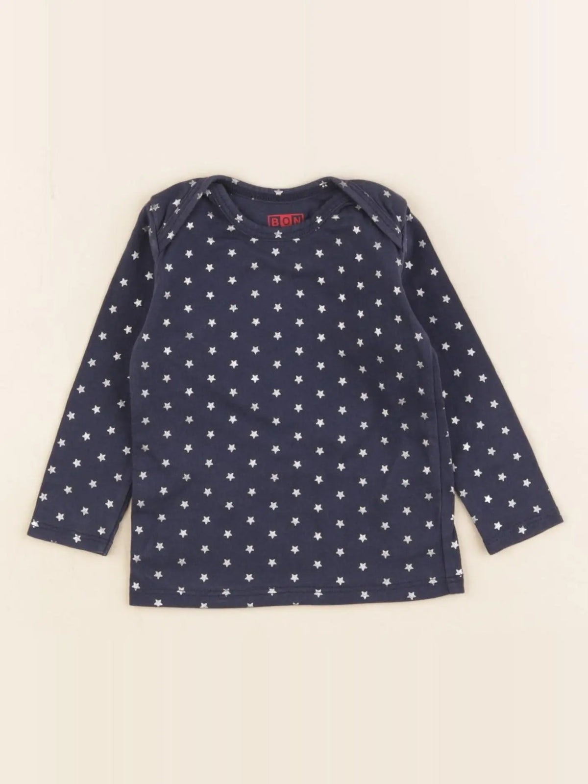 Bonton - maillot de corps bleu - 6 mois