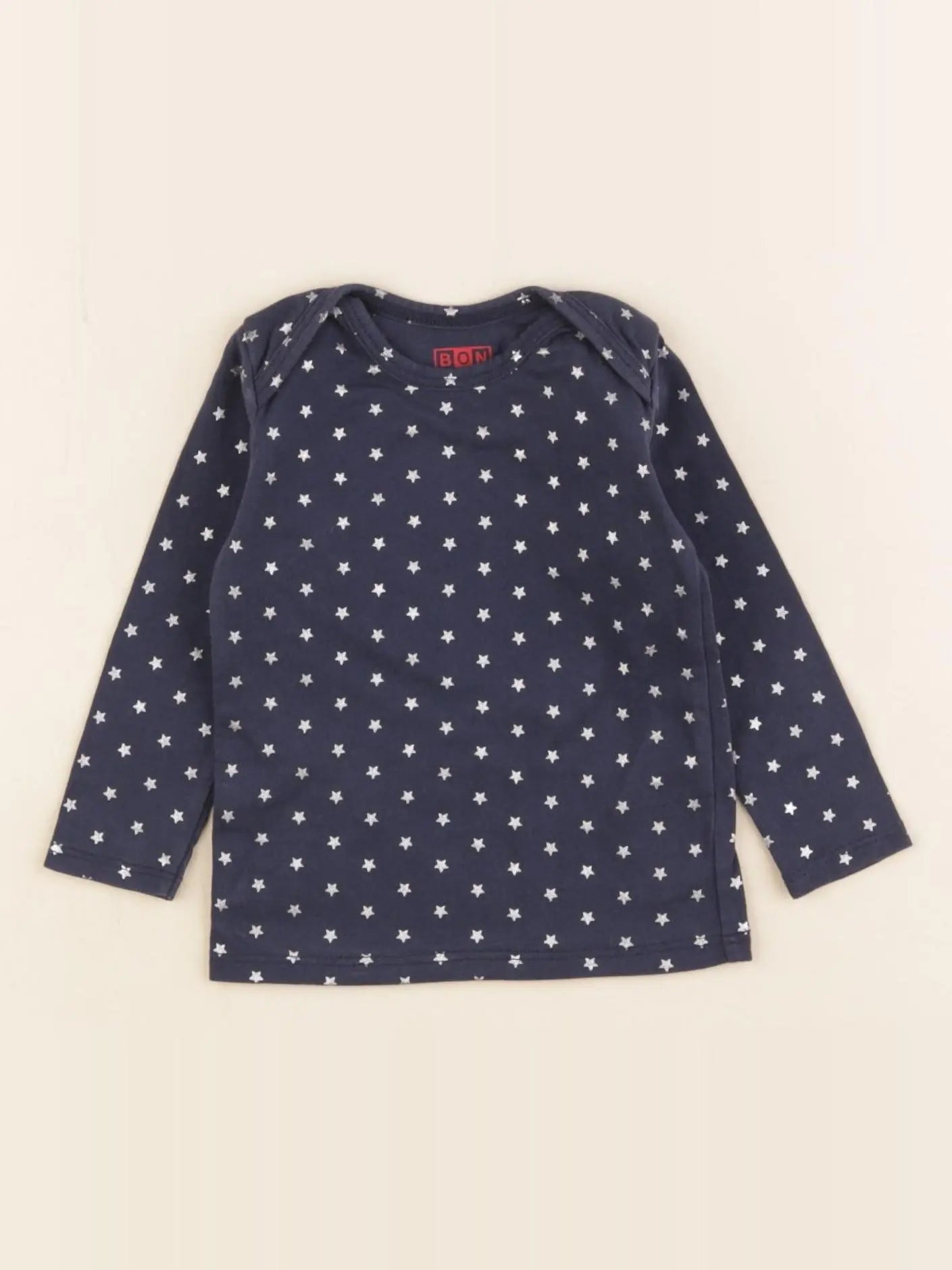 Bonton - maillot de corps bleu - 6 mois