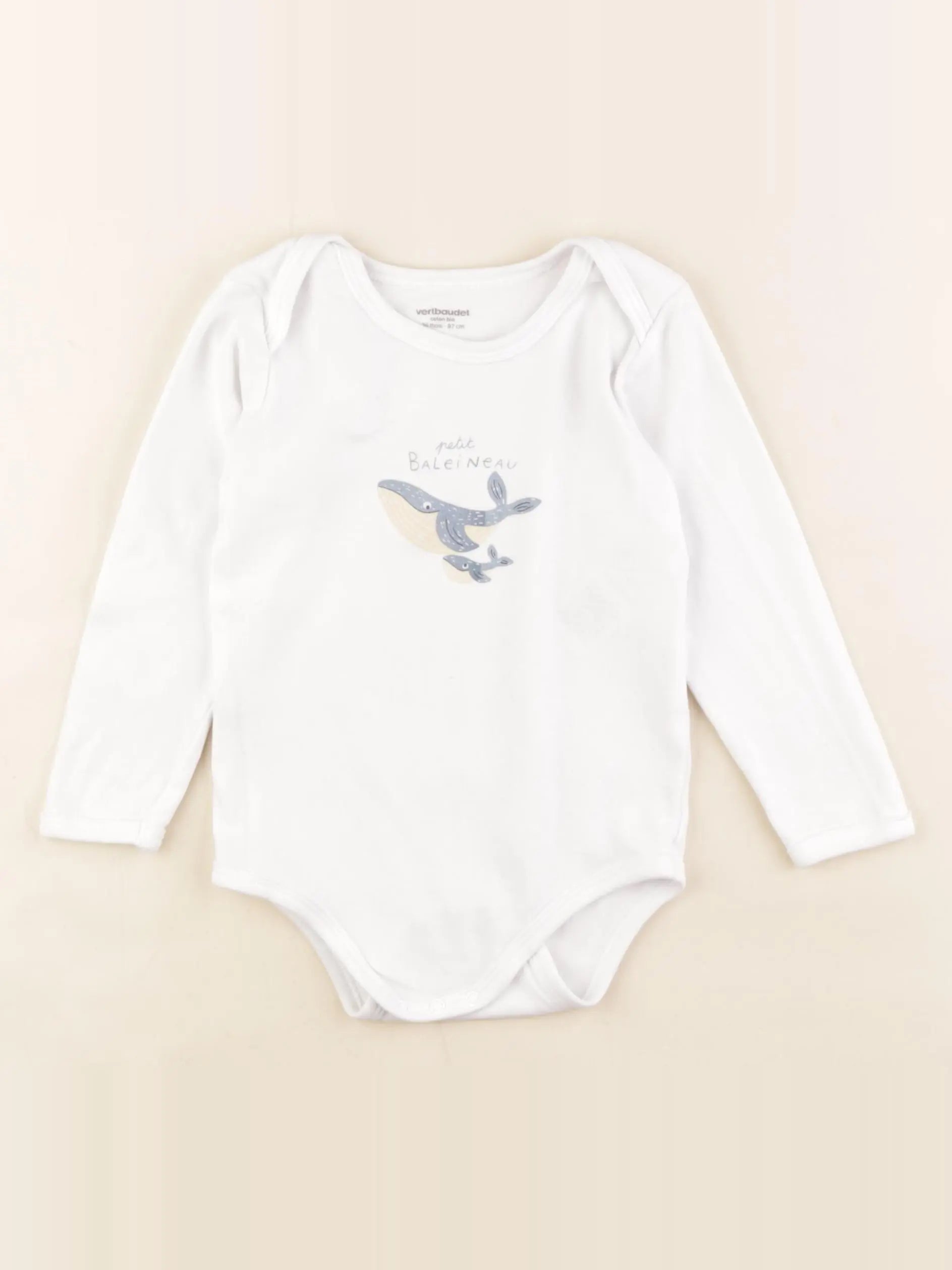 Vertbaudet - body blanc - 36 mois