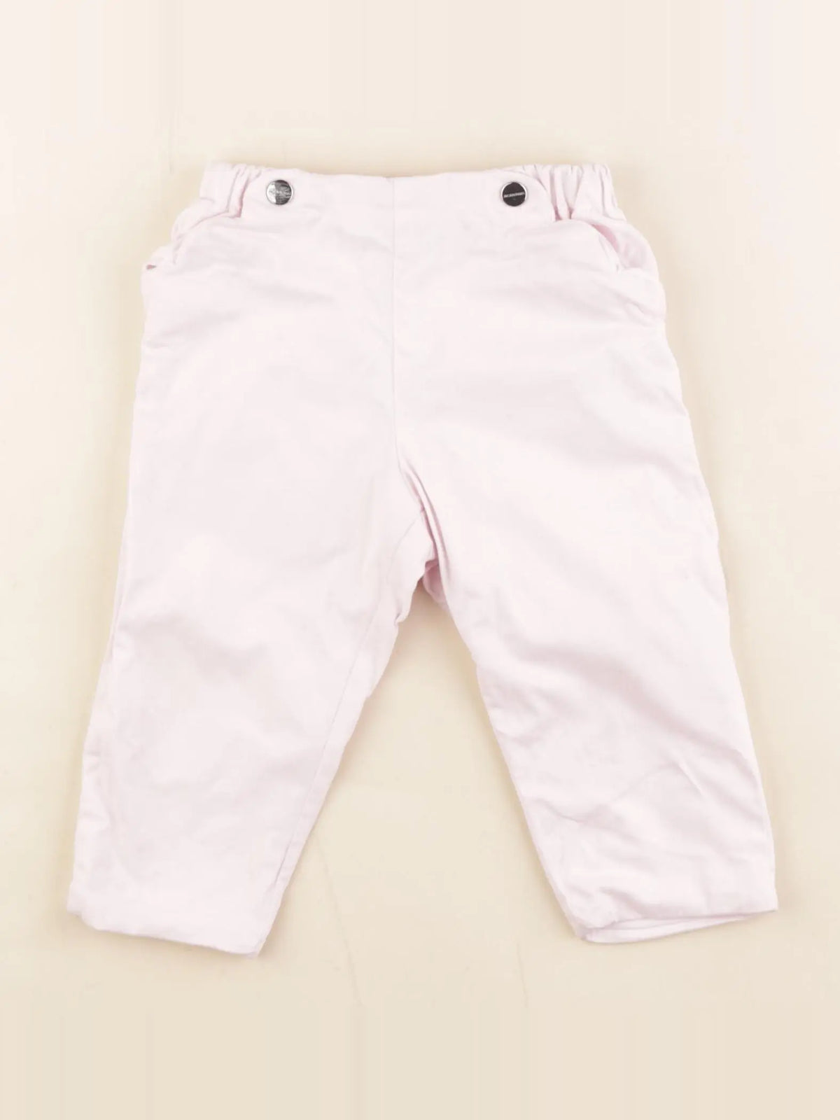 Jacadi - pantalon doublé rose - 12 mois