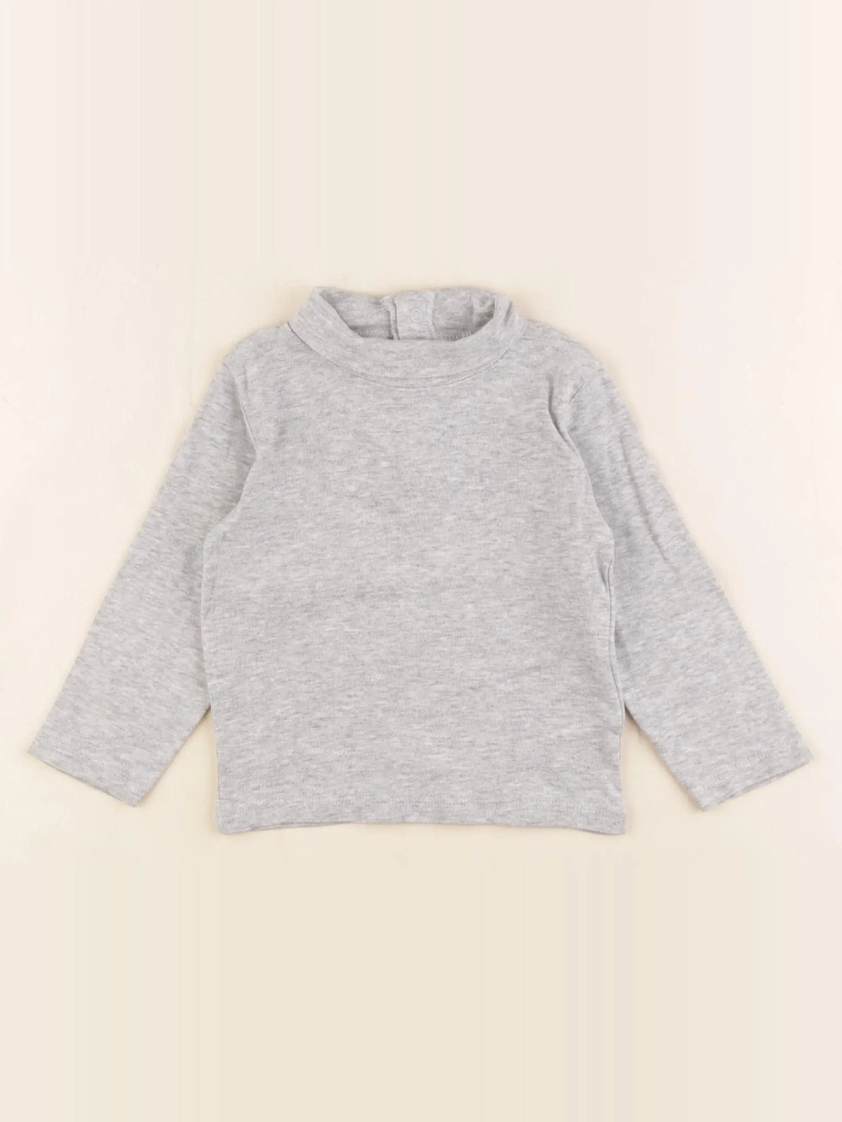 Vertbaudet - sous-pull gris - 18 mois
