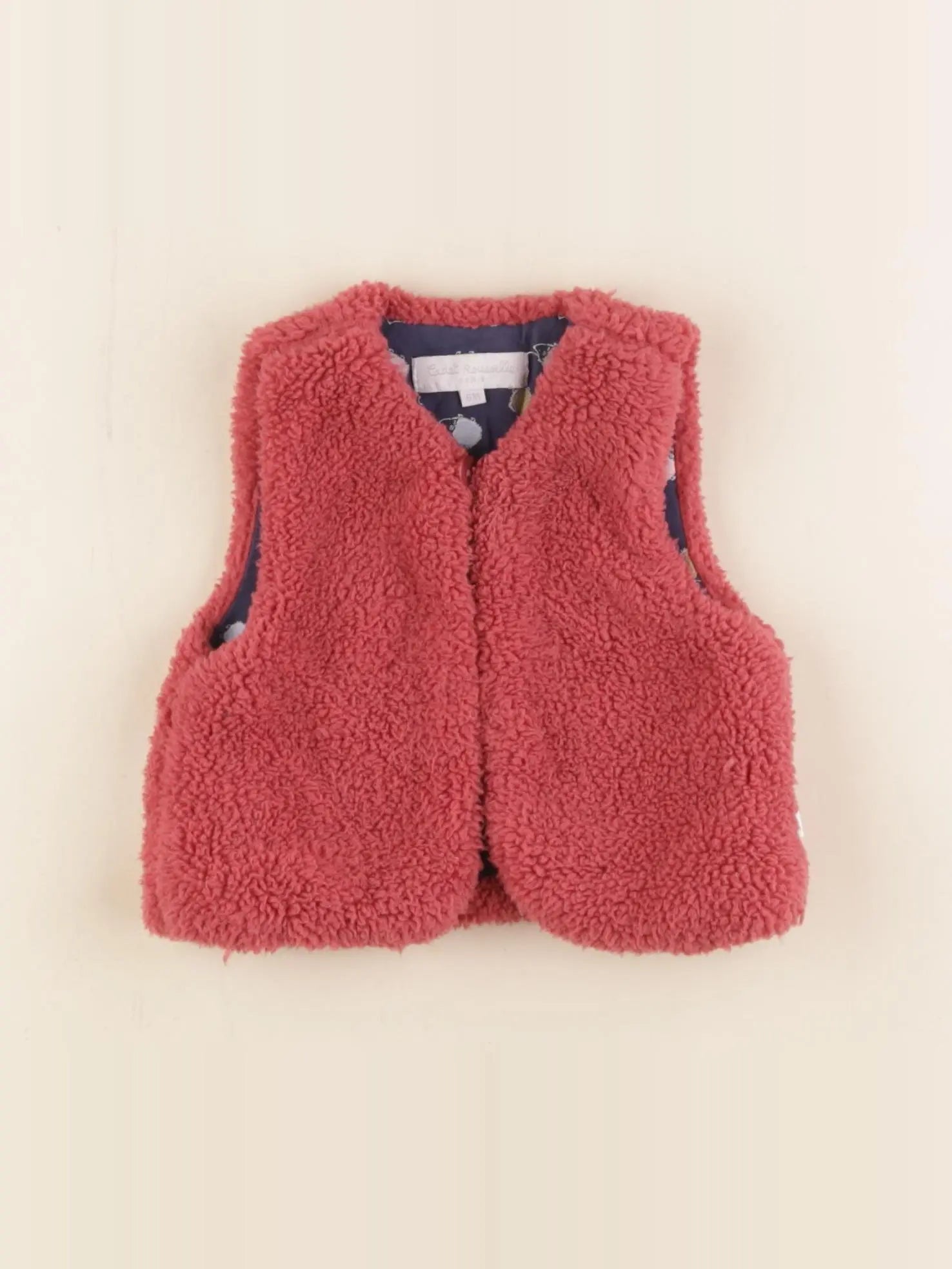Cadet Rousselle - gilet rouge - 6 mois