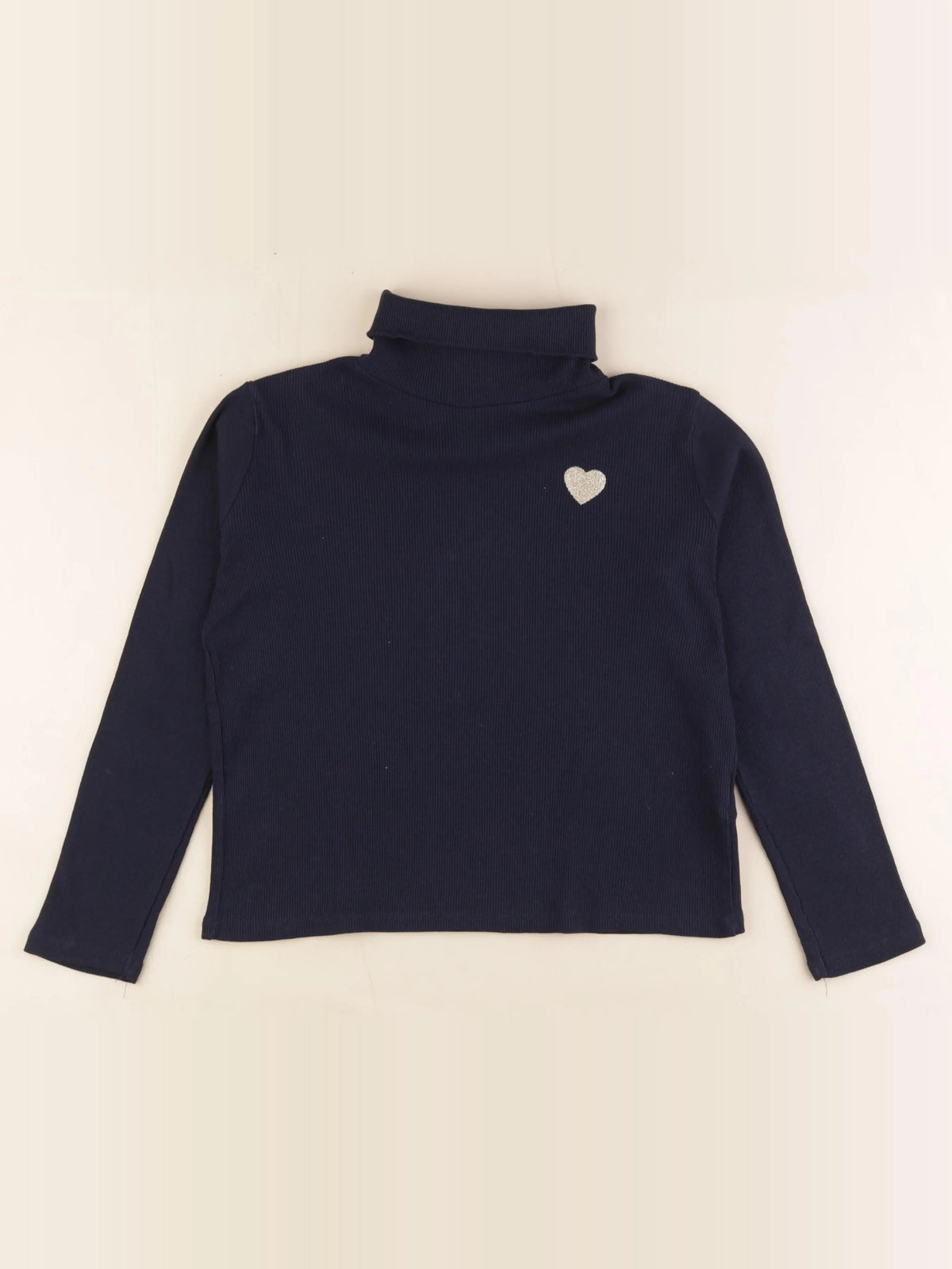 Vertbaudet - sous-pull bleu - 10 ans