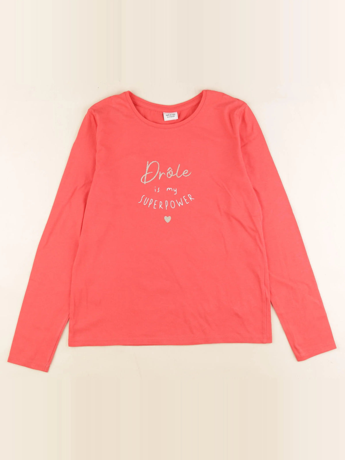 Tape à l'oeil - tee-shirt rose - 14 ans
