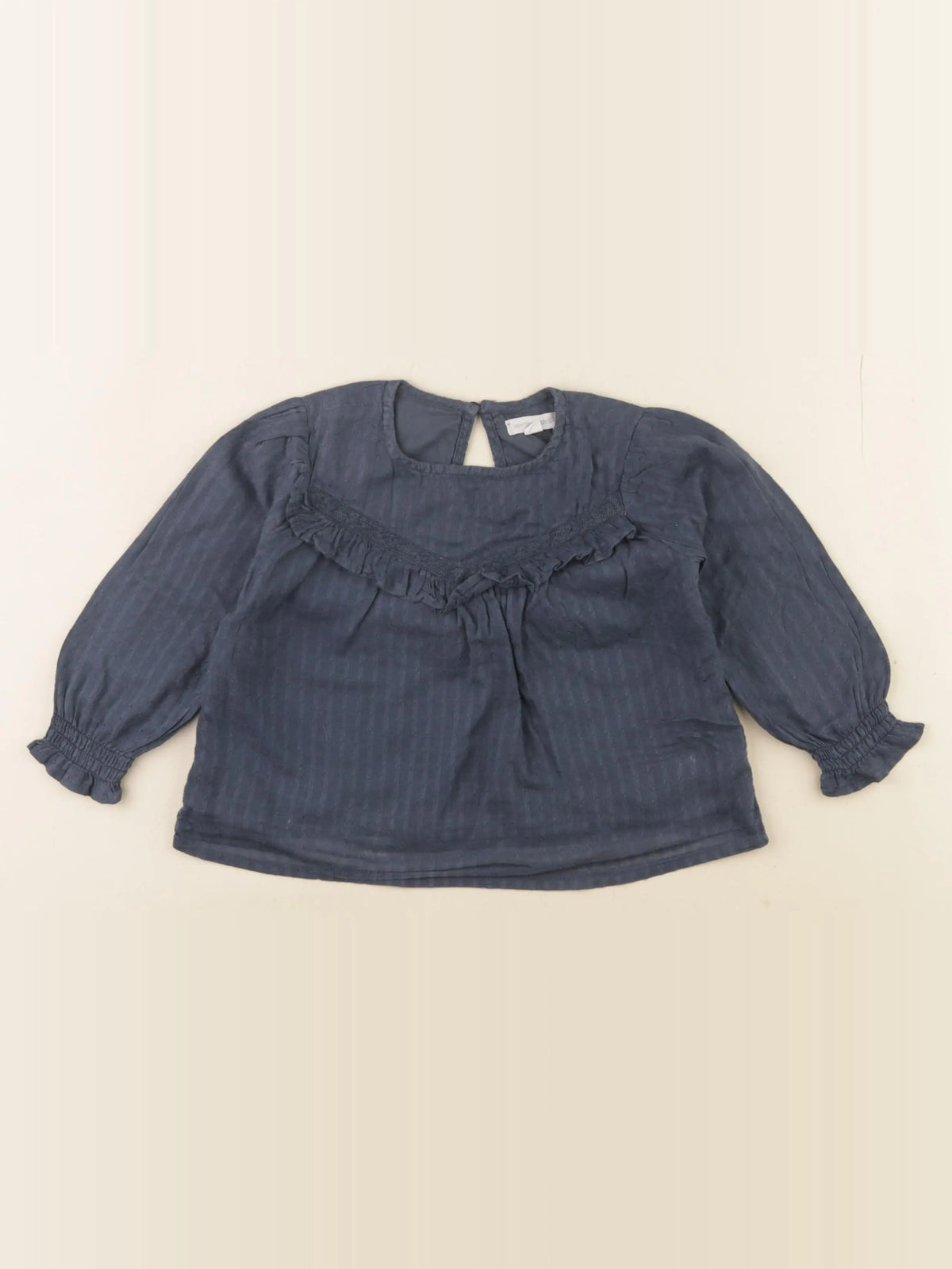 Vertbaudet - tee-shirt bleu - 2 ans