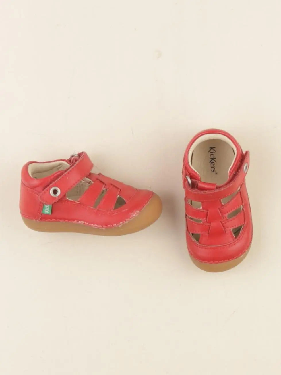 Kickers - babies rouge - pointure 18