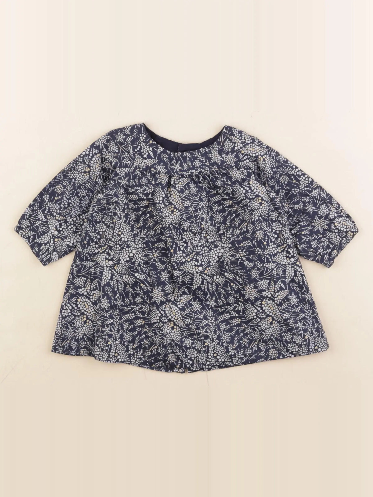 Jacadi - blouse bleu - 3 mois