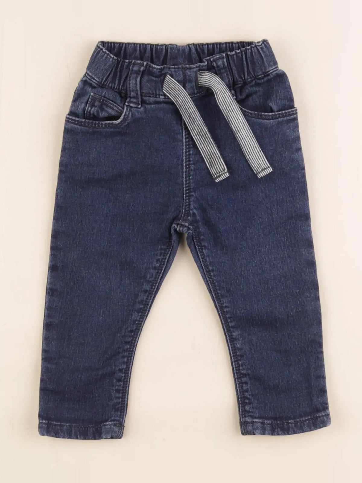 Petit Bateau - jean bleu - 3 mois