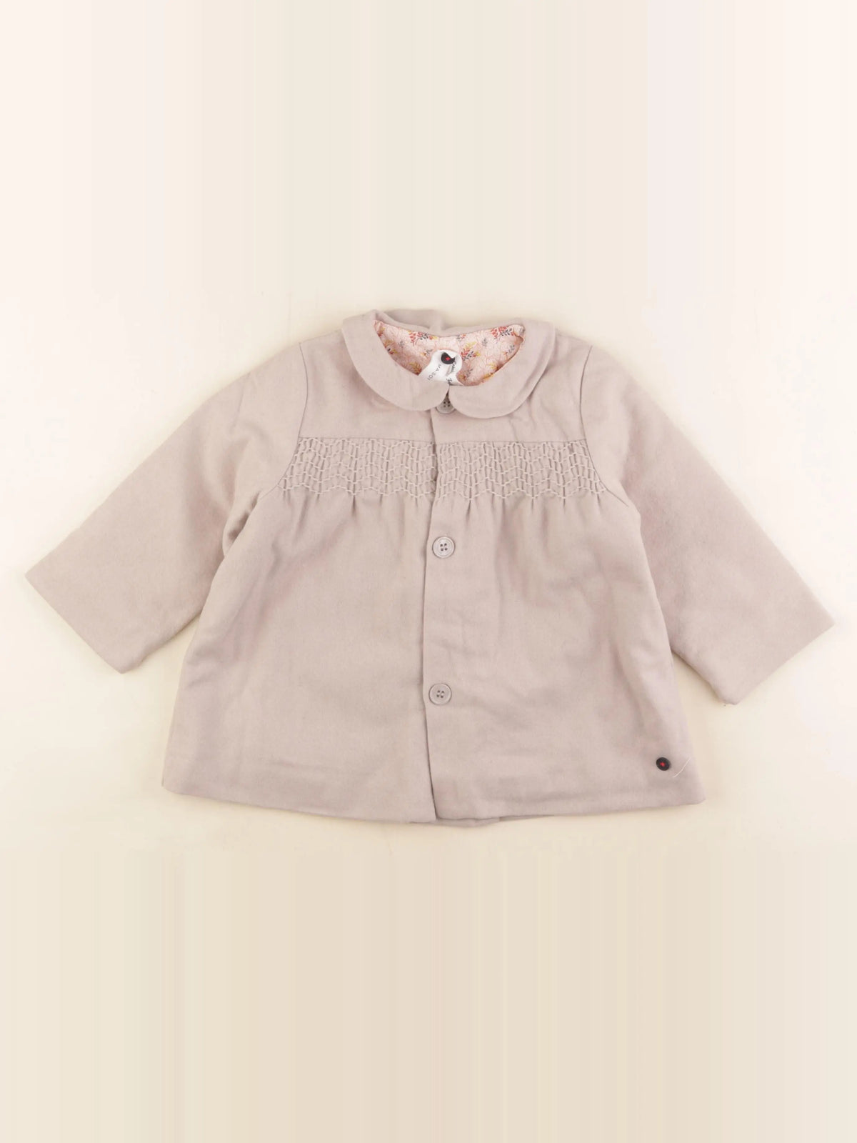 Cyrillus - manteau beige - 24 mois