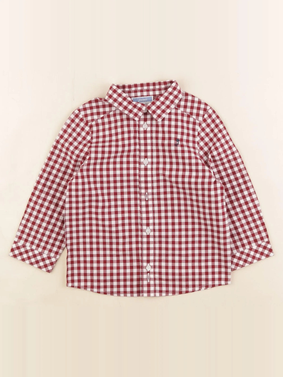 Jacadi - chemise rouge - 24 mois