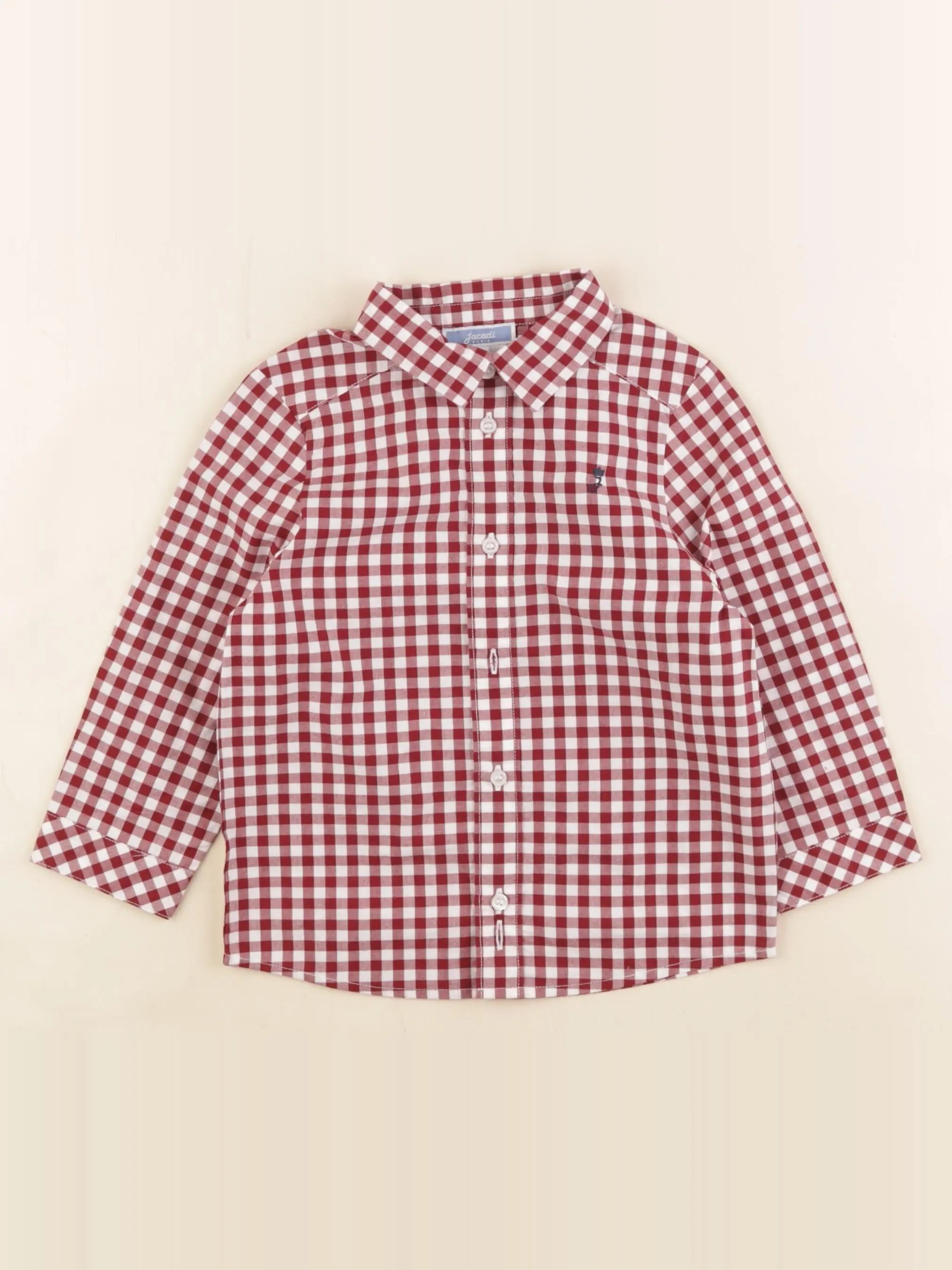 Jacadi - chemise rouge - 24 mois